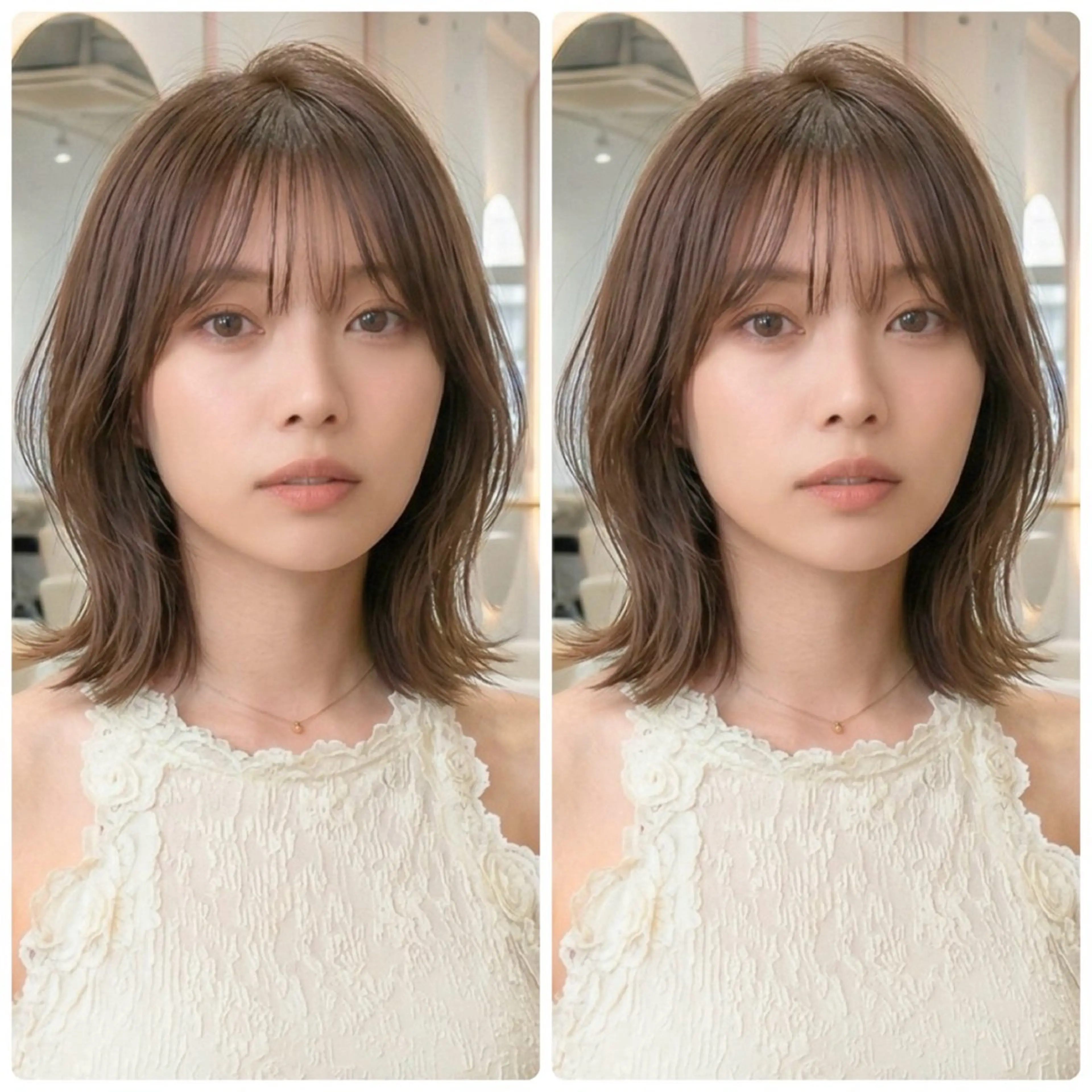 前髪顔周りカット✂️＋カラー＋1STEPトリートメント💭ྀི《前髪顔周りをこだわるだけでいつもより可愛く💕》の写真