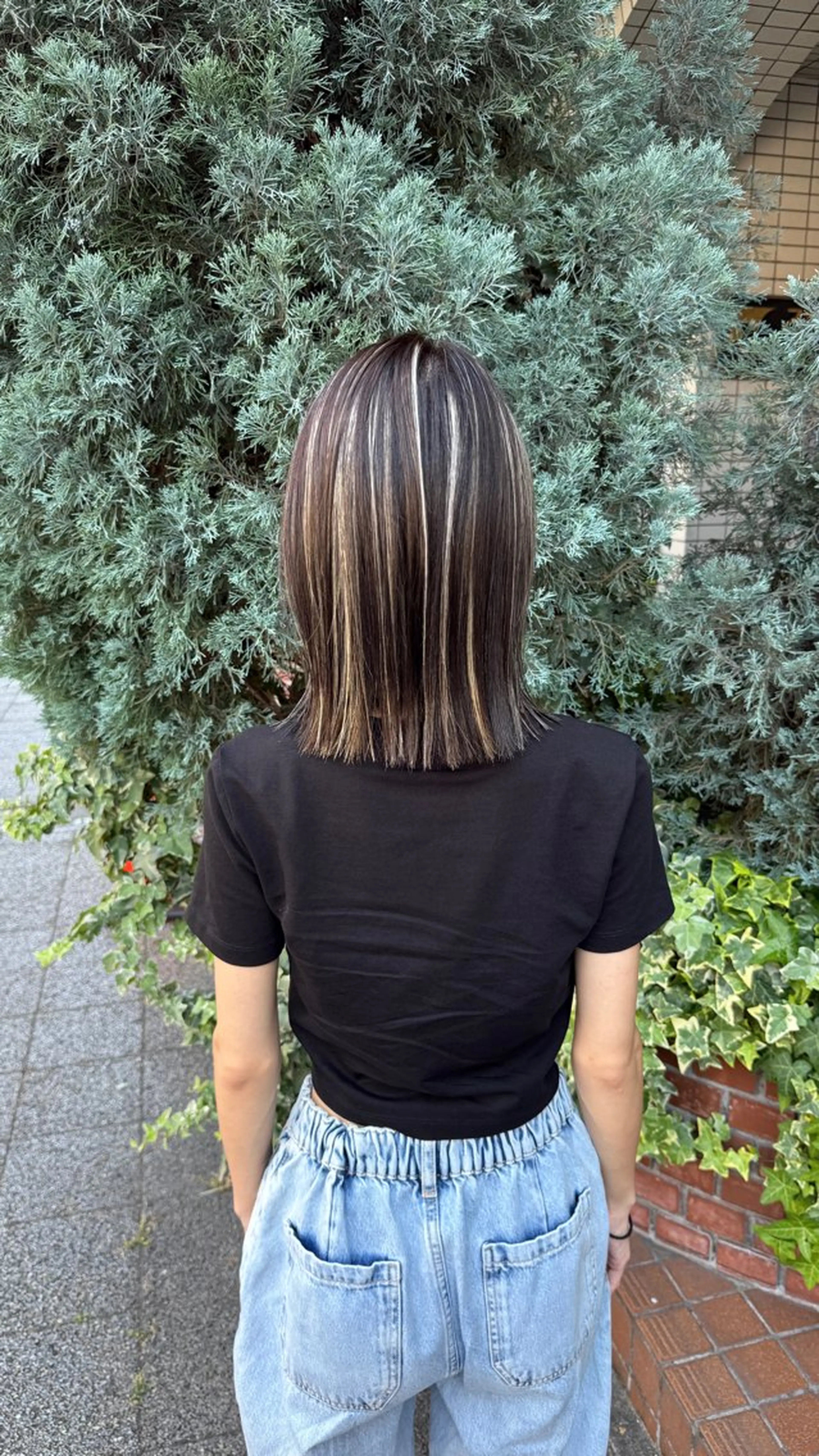 ミディアム カラー ハイライトカラー 3Dハイライト ハイライト ヘアカラー トリートメント Cure2所属・🌈白いハイライト 🌈 🐶ノザワ🐶のヘアスタイル