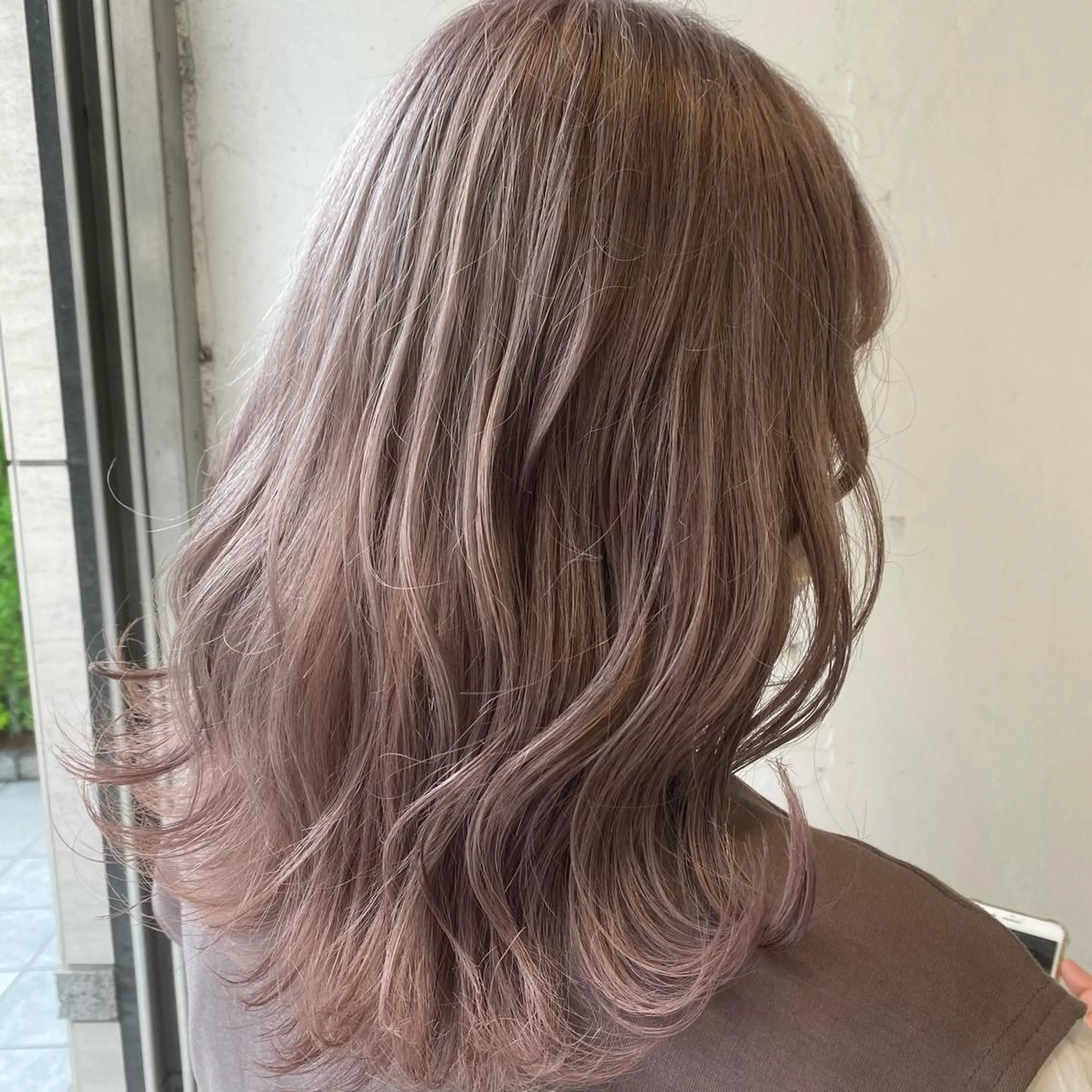 ミディアム カラー ヘアカラー 💚 nao💚のヘアスタイル