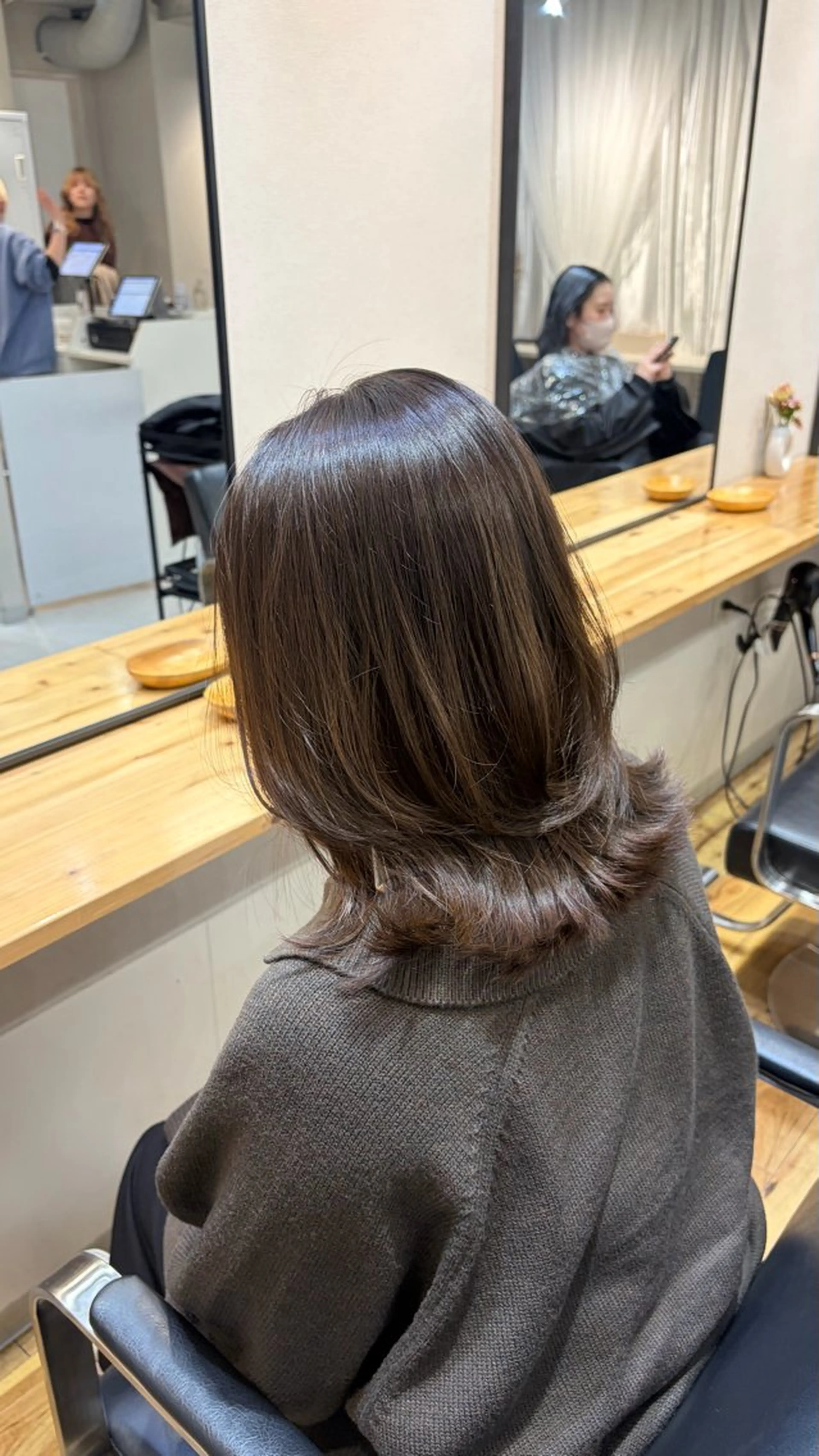 ミディアム カット トリートメント ✨韓国風ヘア/艶髪 カラー✨yumeのヘアスタイル