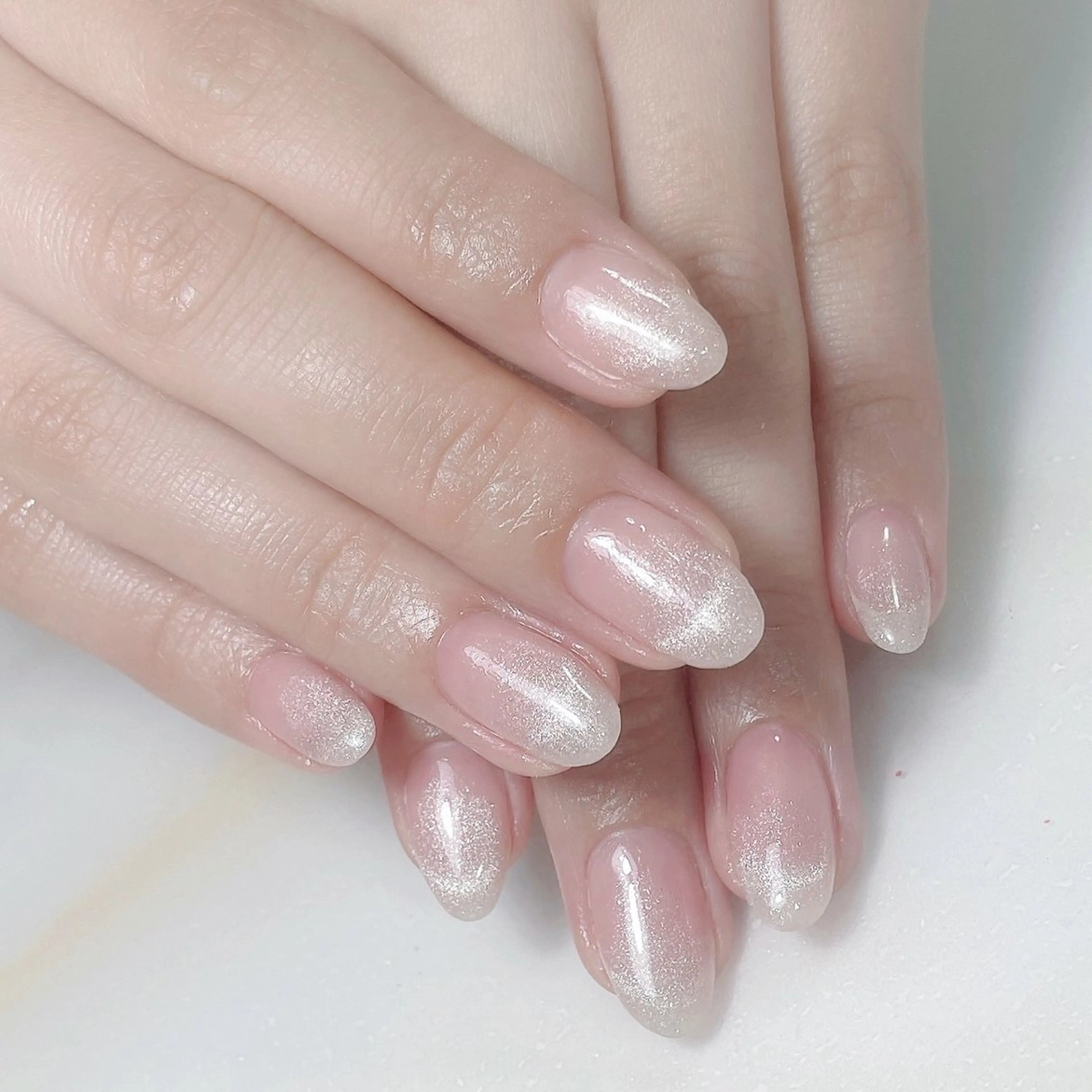 ネイル アートネイル フレンチネイル ジェルネイル グラデーション 韓国ネイル ハンドネイル 久保田 マリコのネイルデザイン