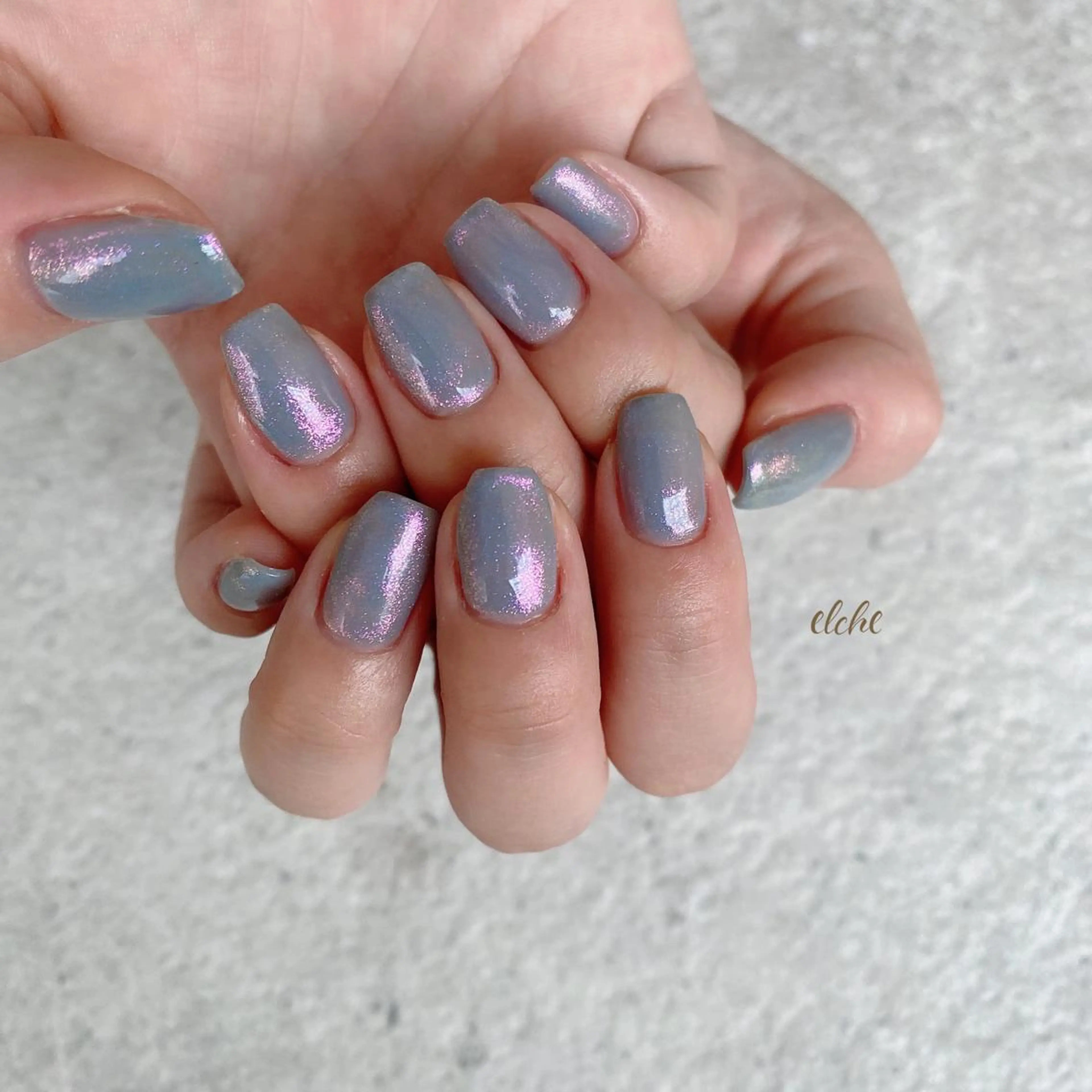 ネイル ラメ(グリッター) Rio 𓍼のネイルデザイン