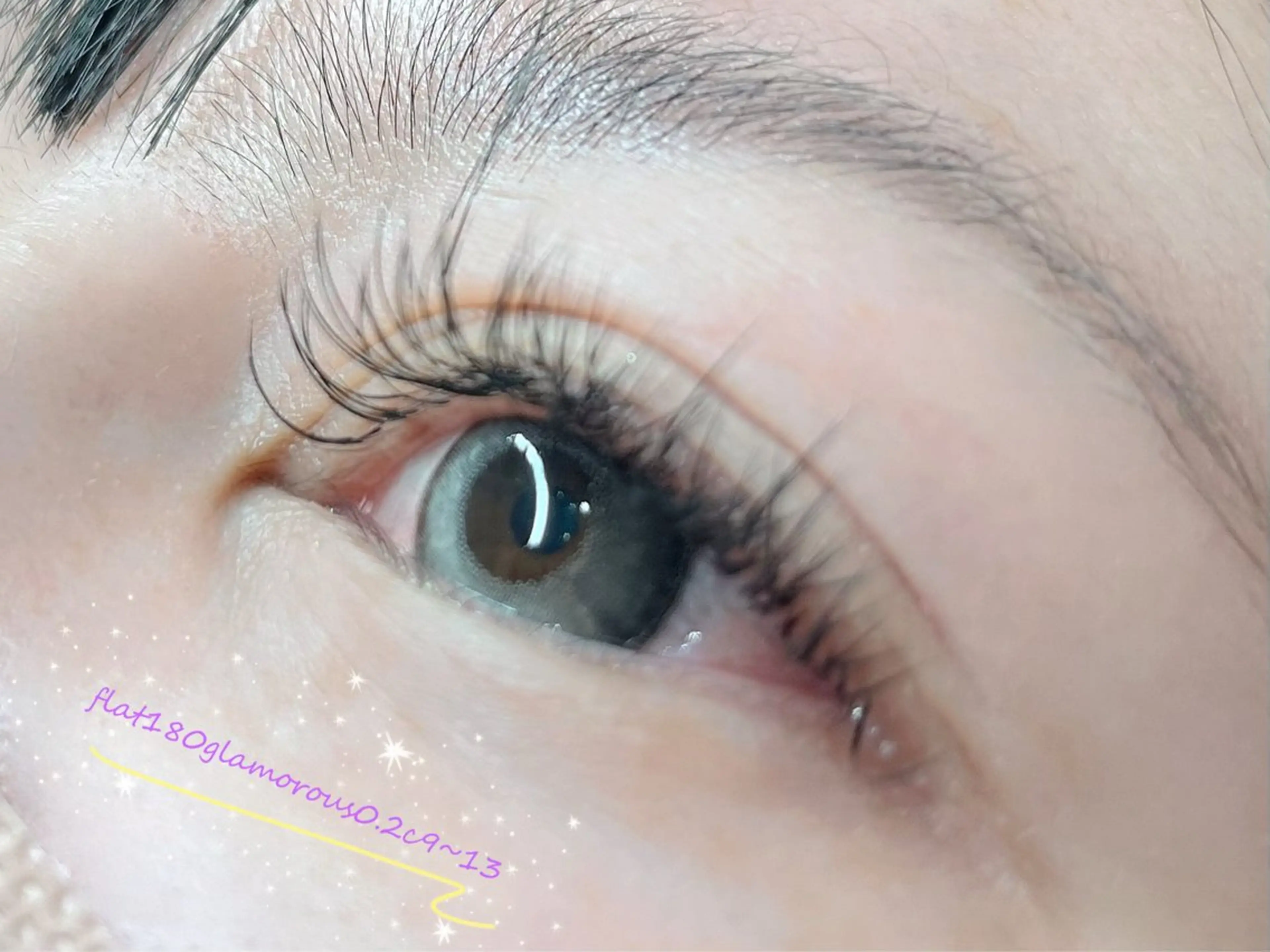 マツエク・マツパ フラットラッシュ ワンホンマツエク マツエク 若松 絵美のマツエク・マツパデザイン