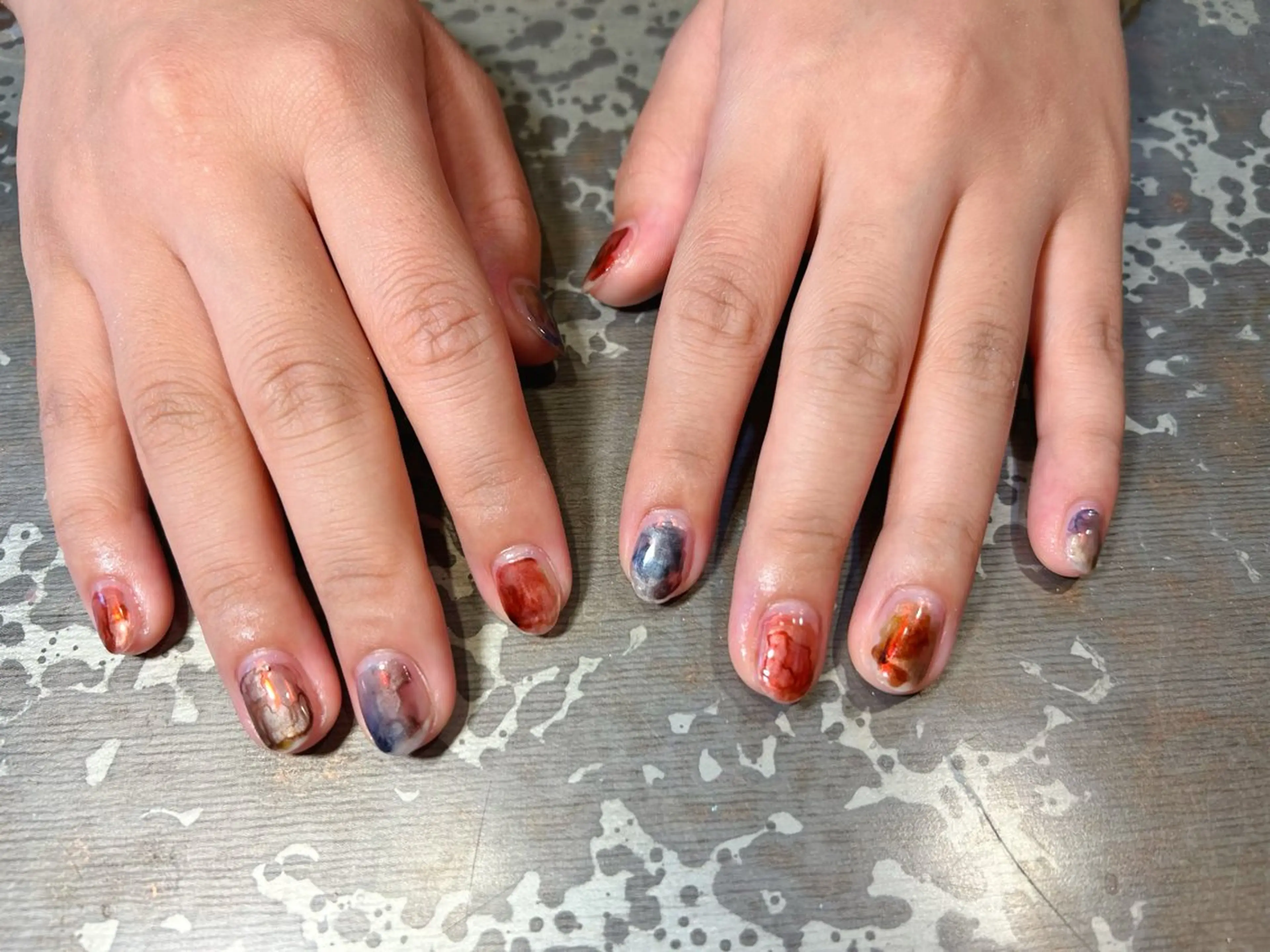 ネイル アートネイル ニュアンスネイル ハンドネイル Ainchi nail所属・＊ misa ＊のネイルデザイン