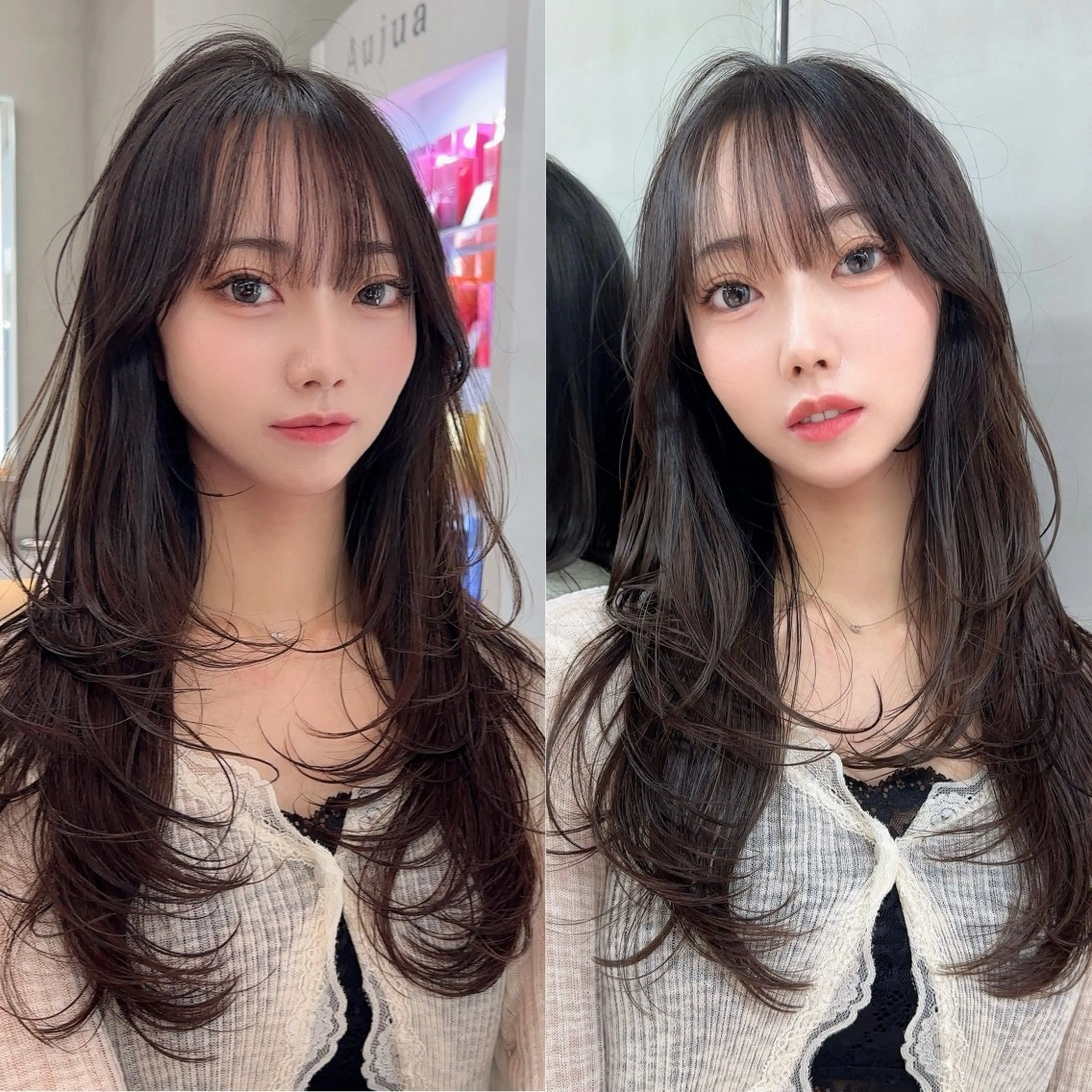 ロング カラー カット ヘアカラー 縮毛矯正 トリートメント ✨髪質改善特化✨副 店長椎葉信乃介のヘアスタイル