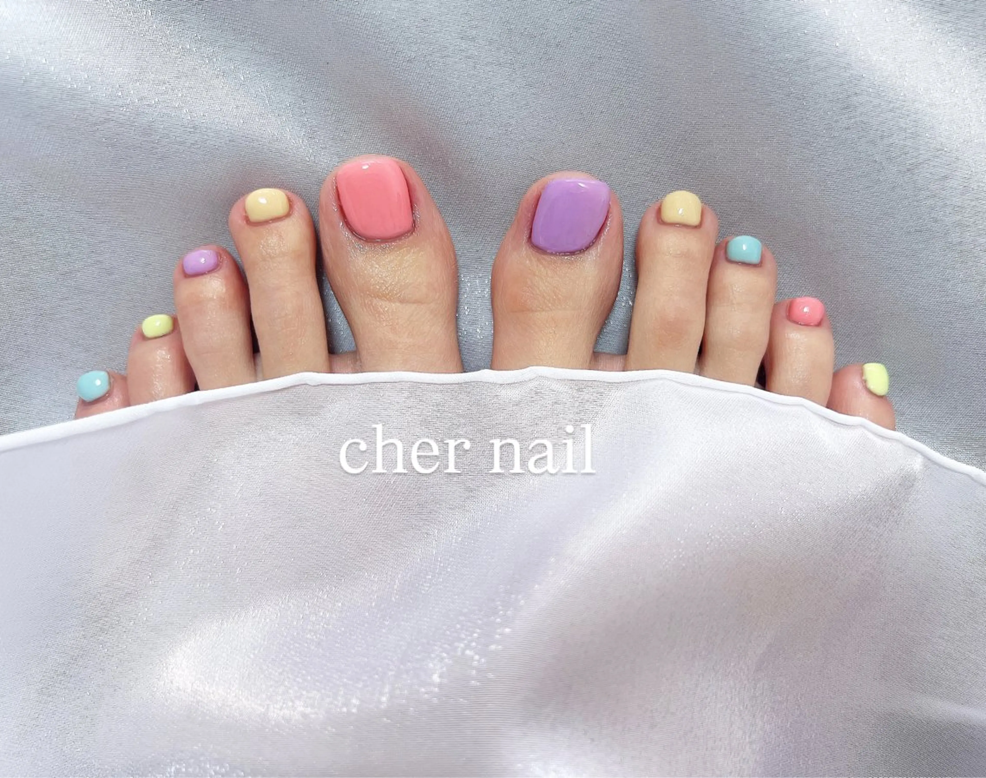 ネイル フットネイル CHER NAIL(シェルネイル)所属・cher loydのネイルデザイン