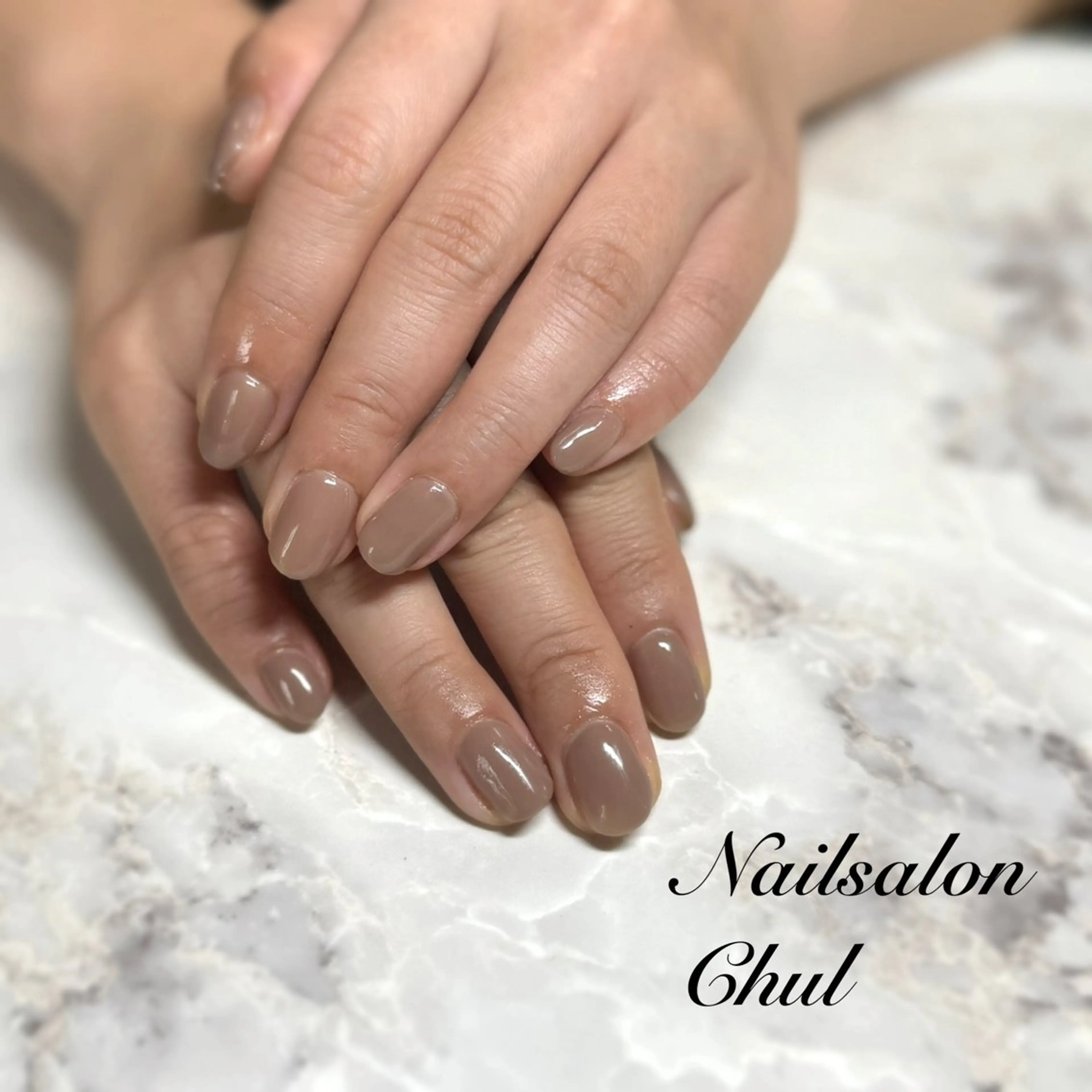 ネイル ワンカラーネイル ネイルサロン チュルのネイルデザイン