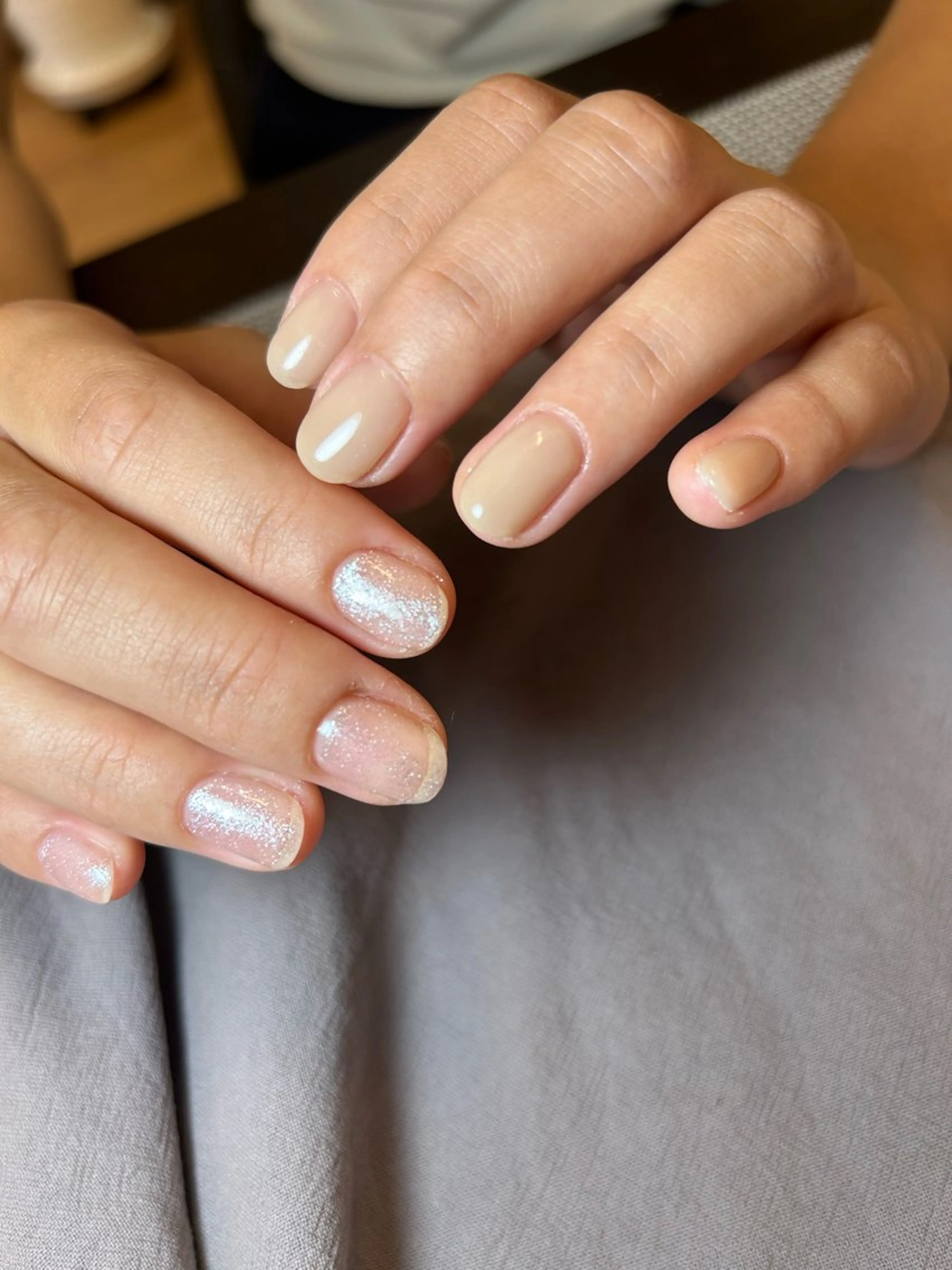 ネイル ラメ(グリッター) CELETA所属・えんどう るしあ🌱のネイルデザイン