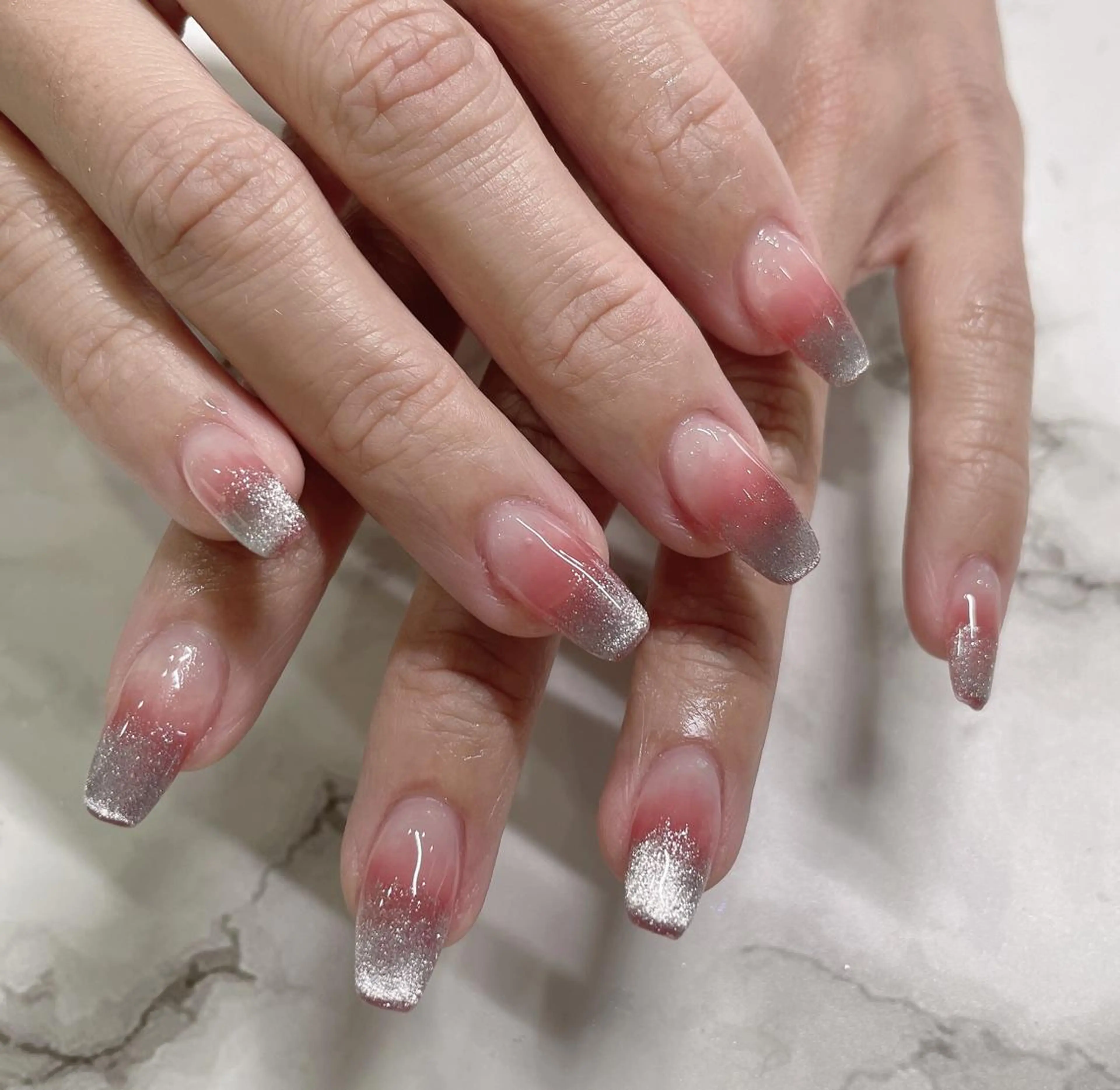 チップ、ジェルスカルプ長さ出しマグネットコース、シンプルコース オフ無しの写真