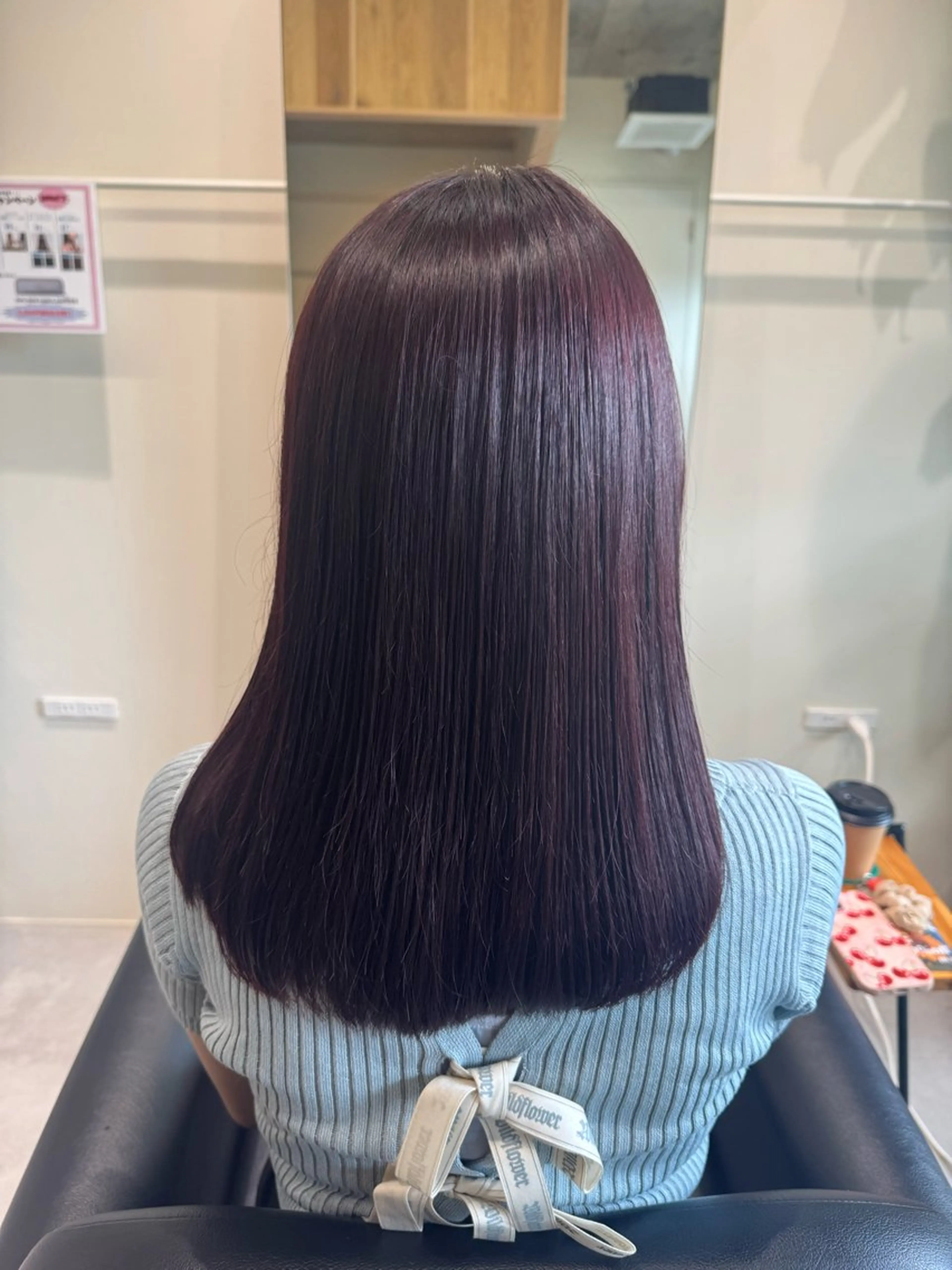 ロング カラー ゆ う あのヘアスタイル