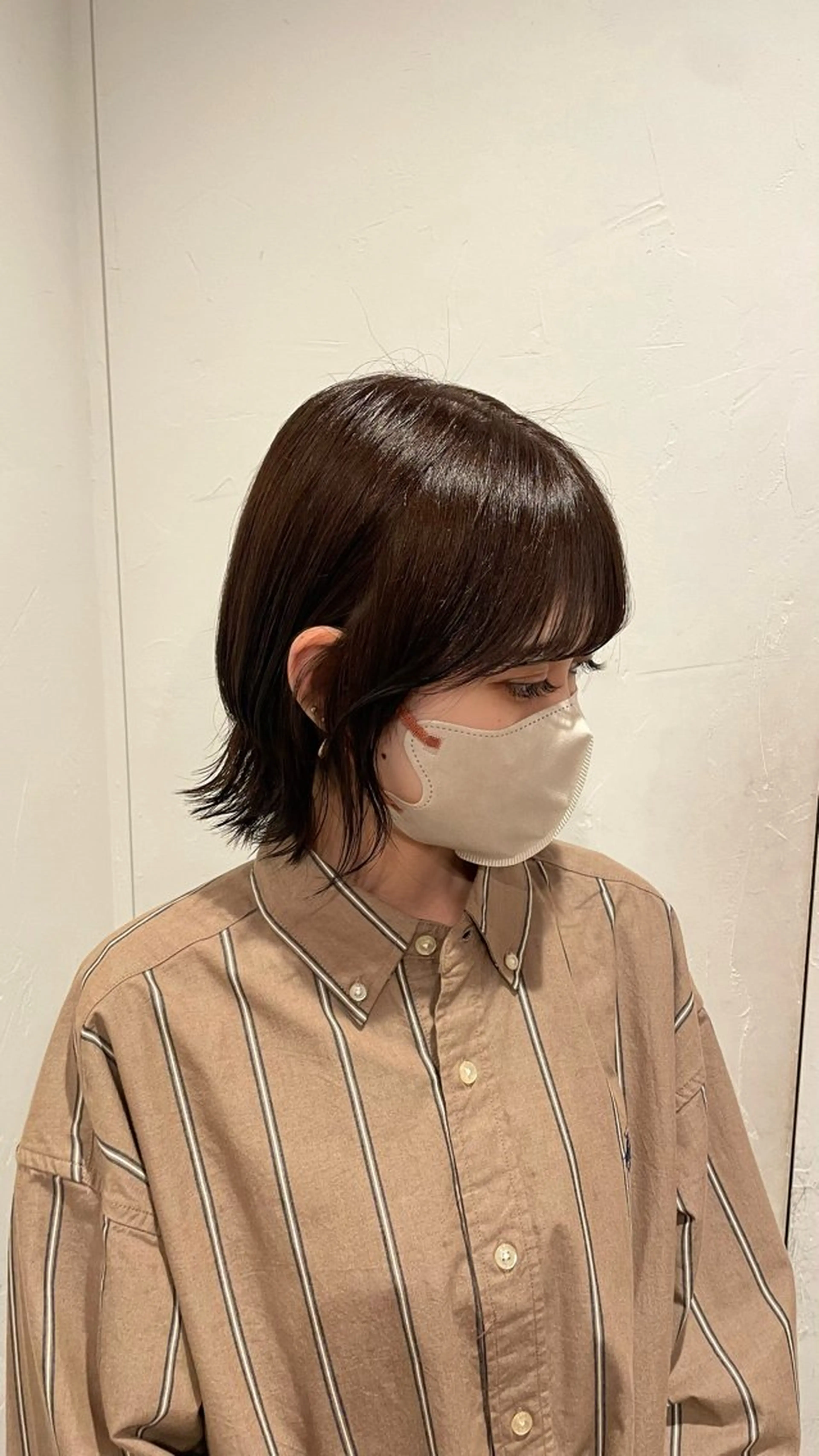 ショート カラー ミルクティーベージュ 新潟万代/MANA♡のヘアスタイル