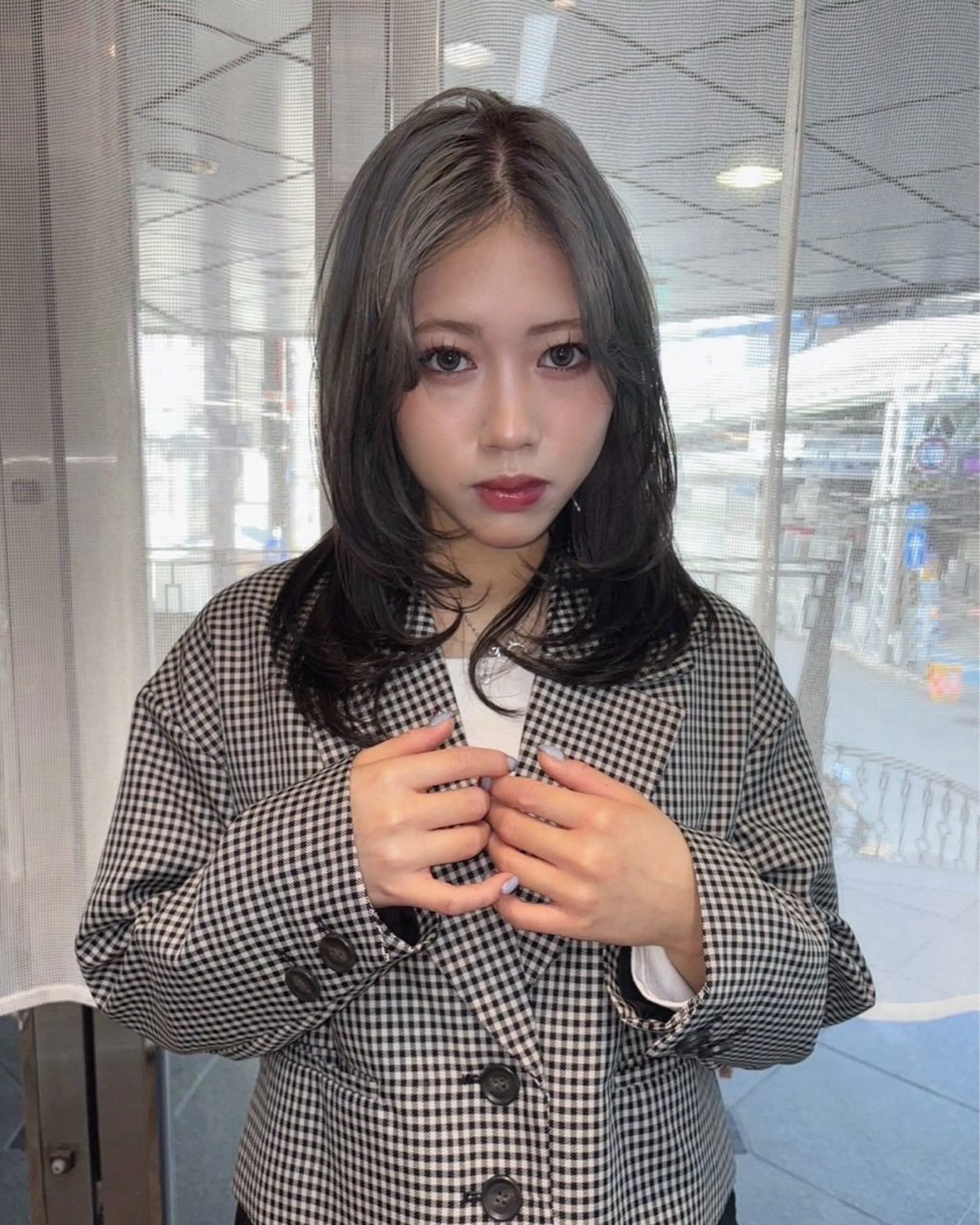 ロング ヘアカラー lot Kanau ハイトーン／デザインのヘアスタイル