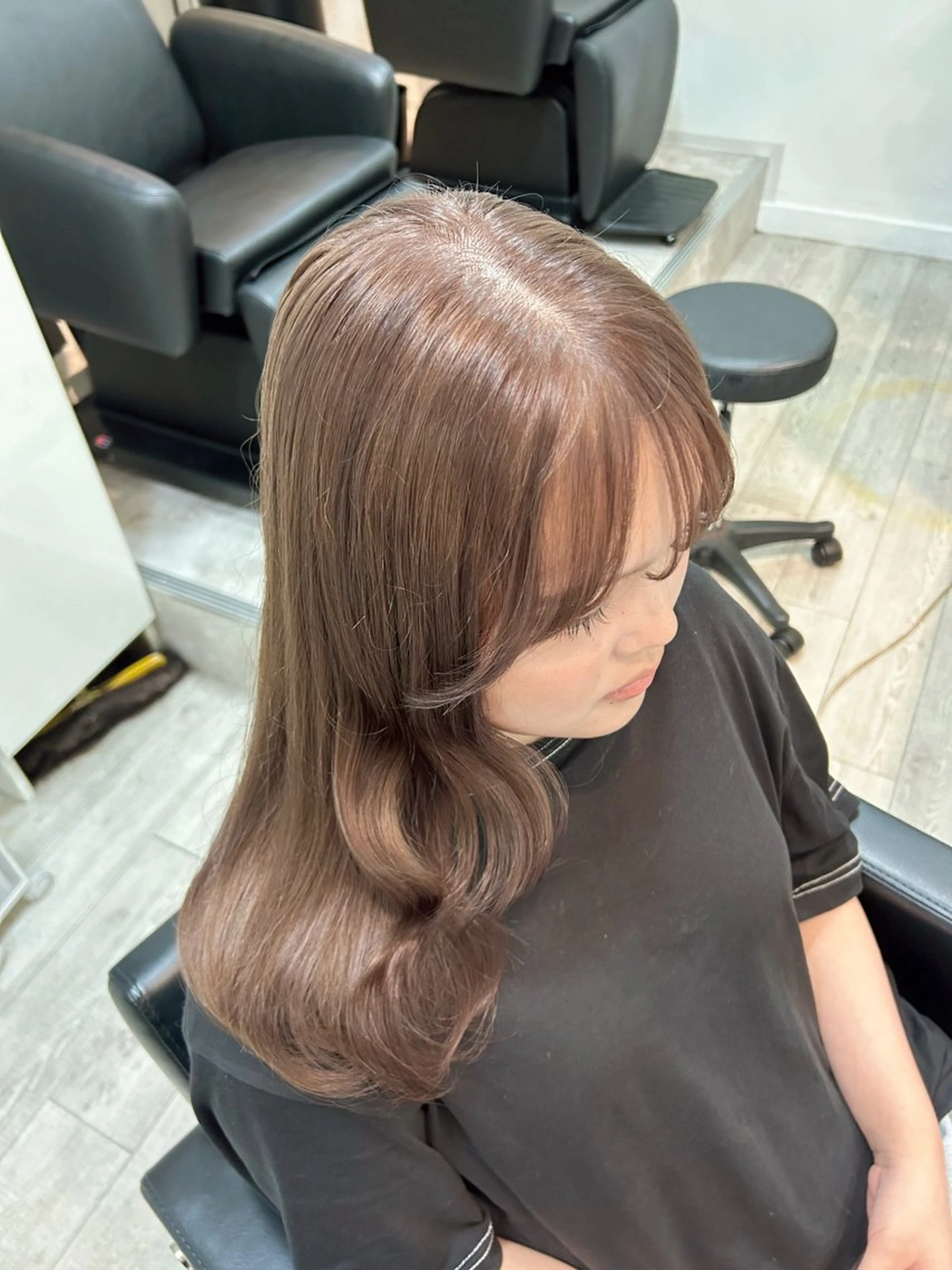 セミロング カラー ヘアアレンジ カット ヘアカラー 代表🎀 ふわモテ愛 され髪🩷yumiのヘアスタイル