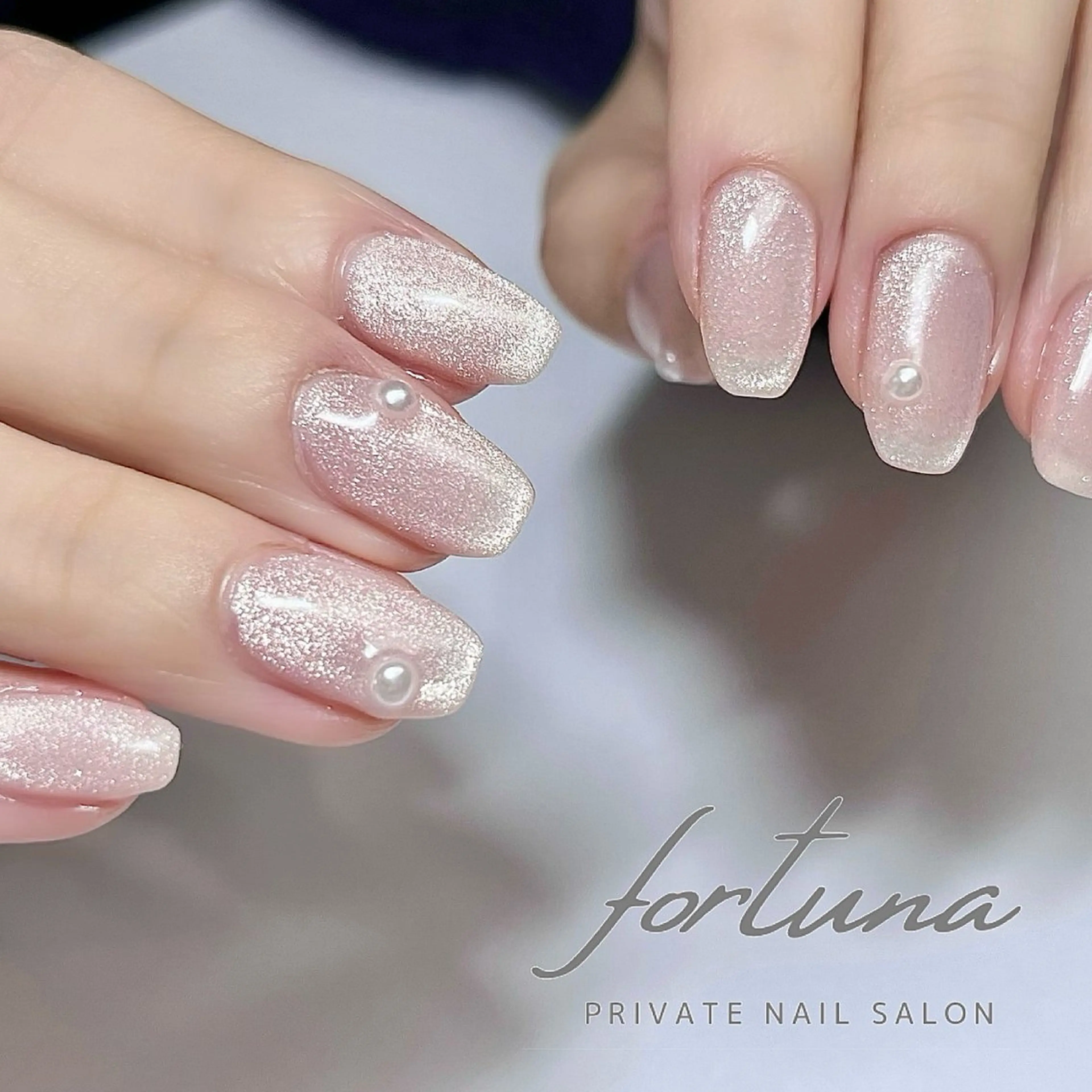 ネイル ジェルネイル マグネットネイル パラジェル シンプルネイル ハンドネイル fortuna 武藤裕美のネイルデザイン