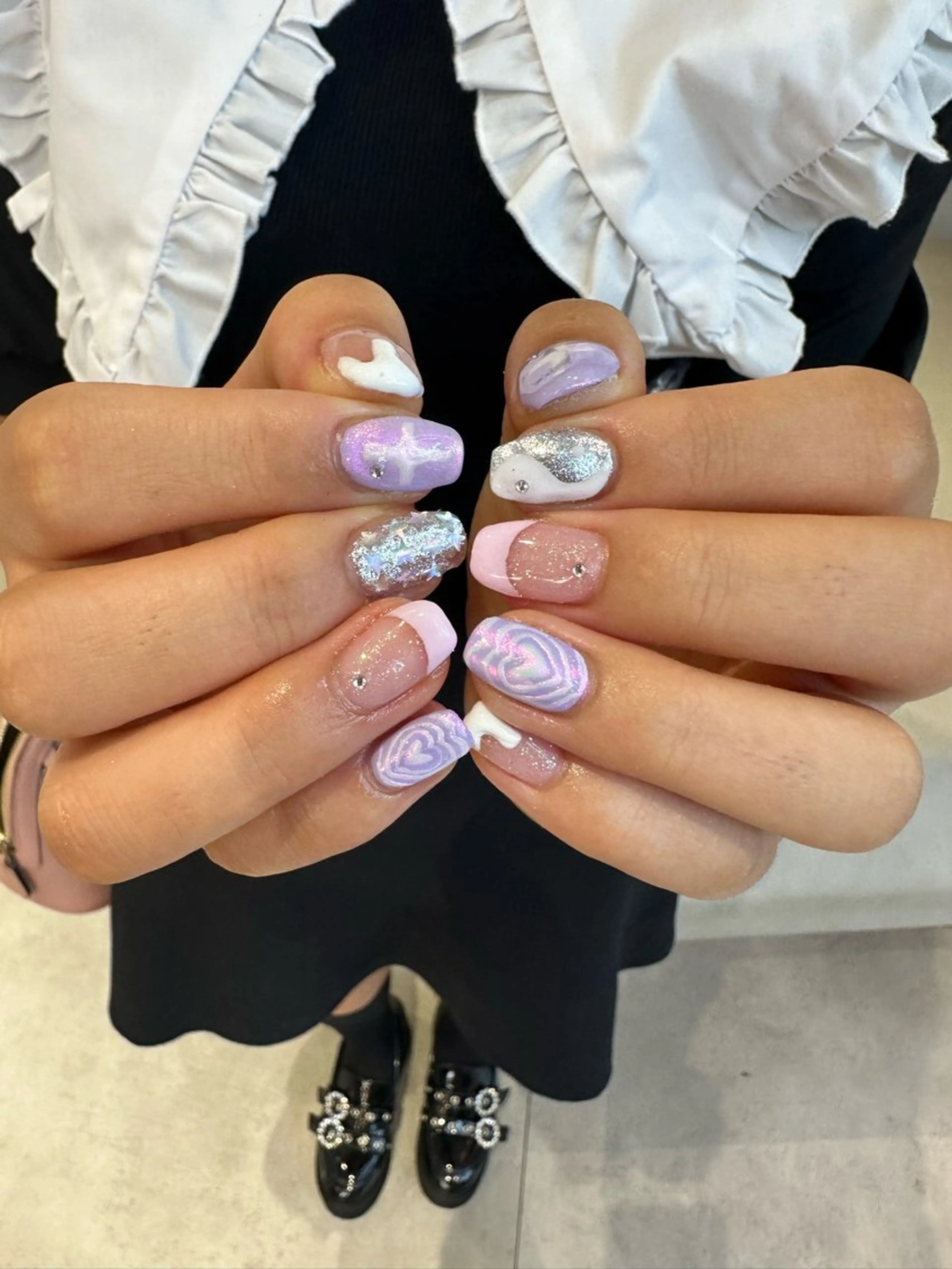 ネイル ハイトーン特化 pepe🎀のヘアスタイル