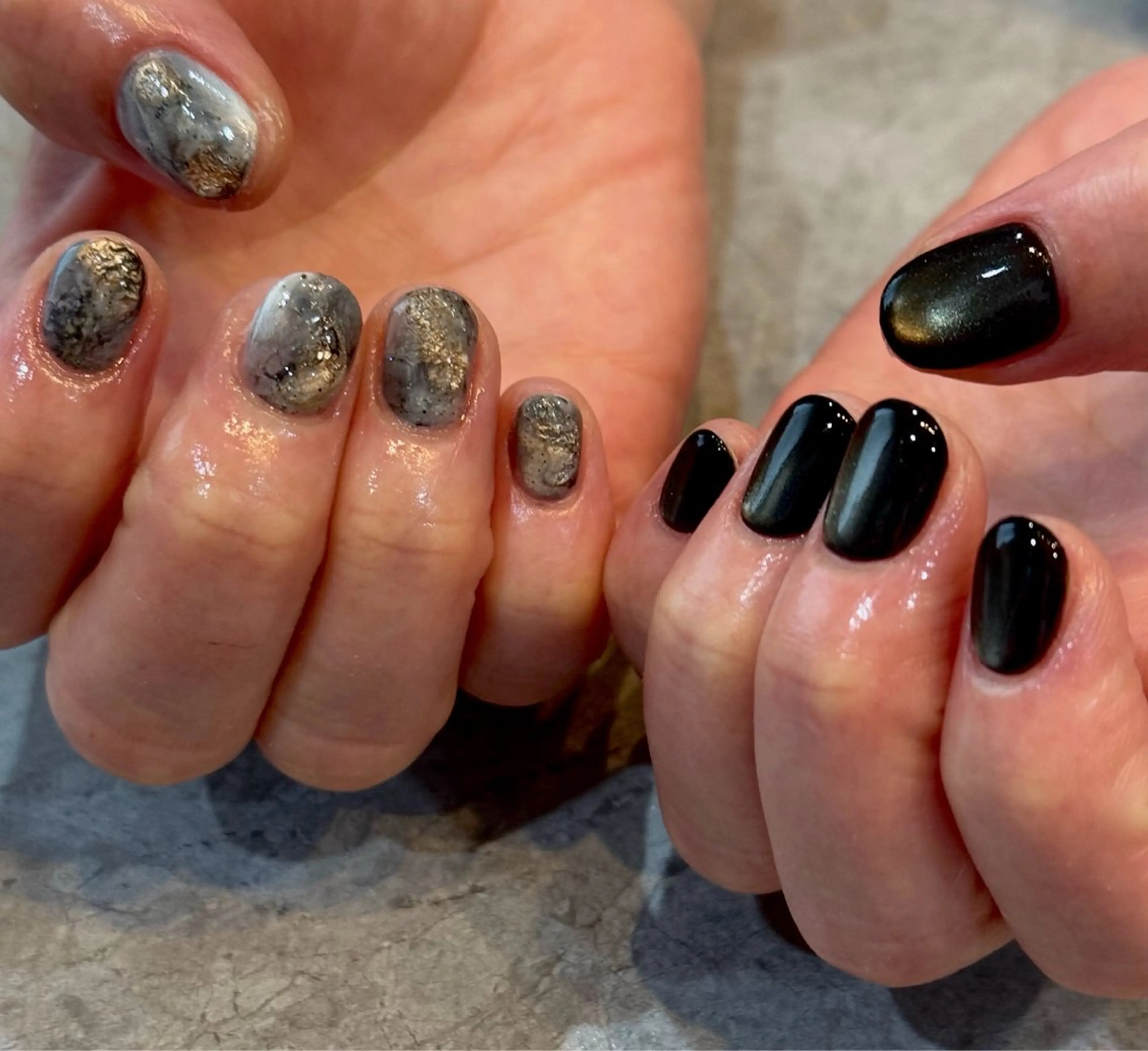 ネイル アートネイル ニュアンスネイル ハンドネイル Blé nailのネイルデザイン