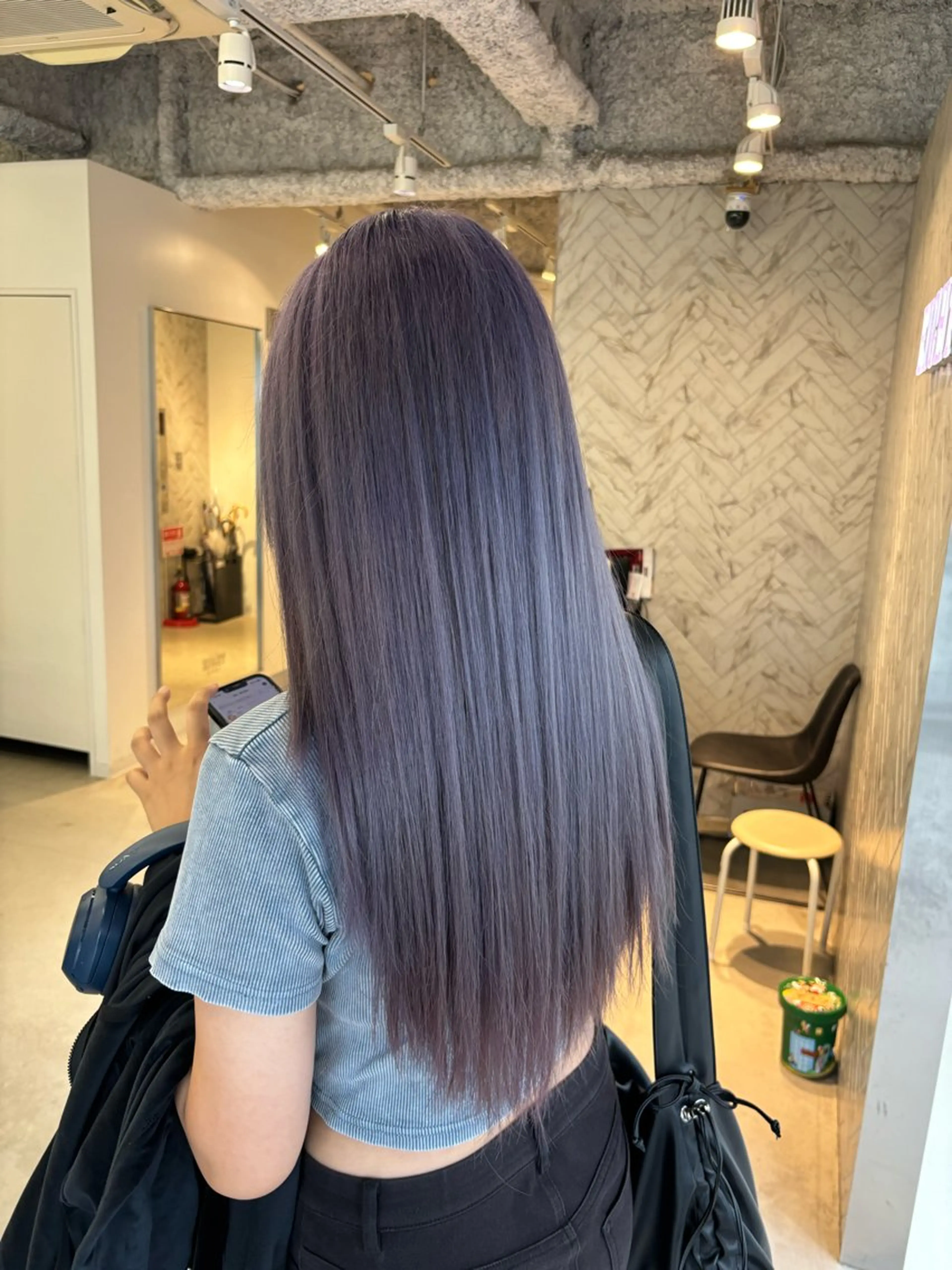 ロング カラー ヘアカラー トリートメント パーマ&ブリーチ /飯牟田/GEAR.のヘアスタイル