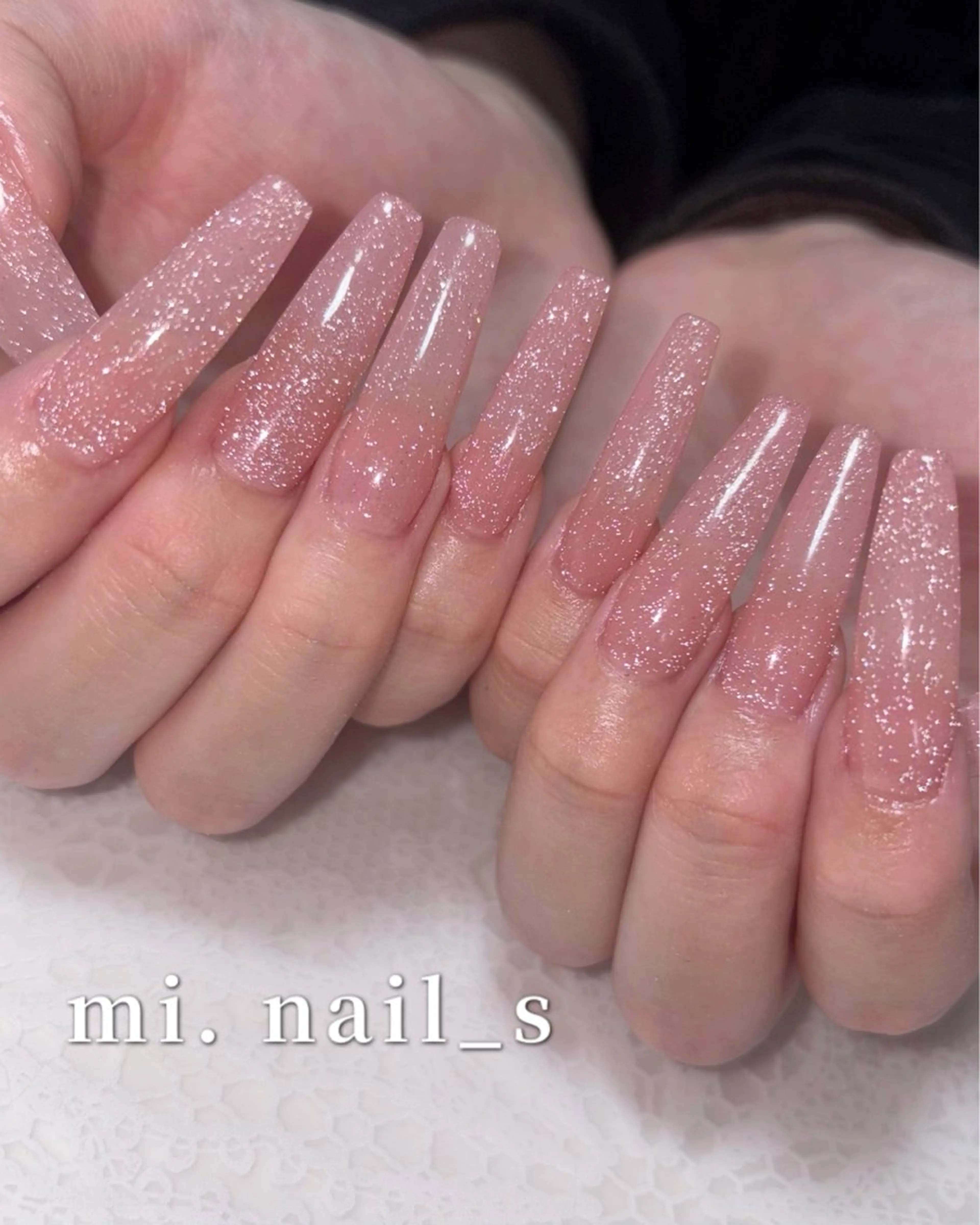 ネイル 長さ出し ハンドネイル Cocorium_ sasakiのネイルデザイン