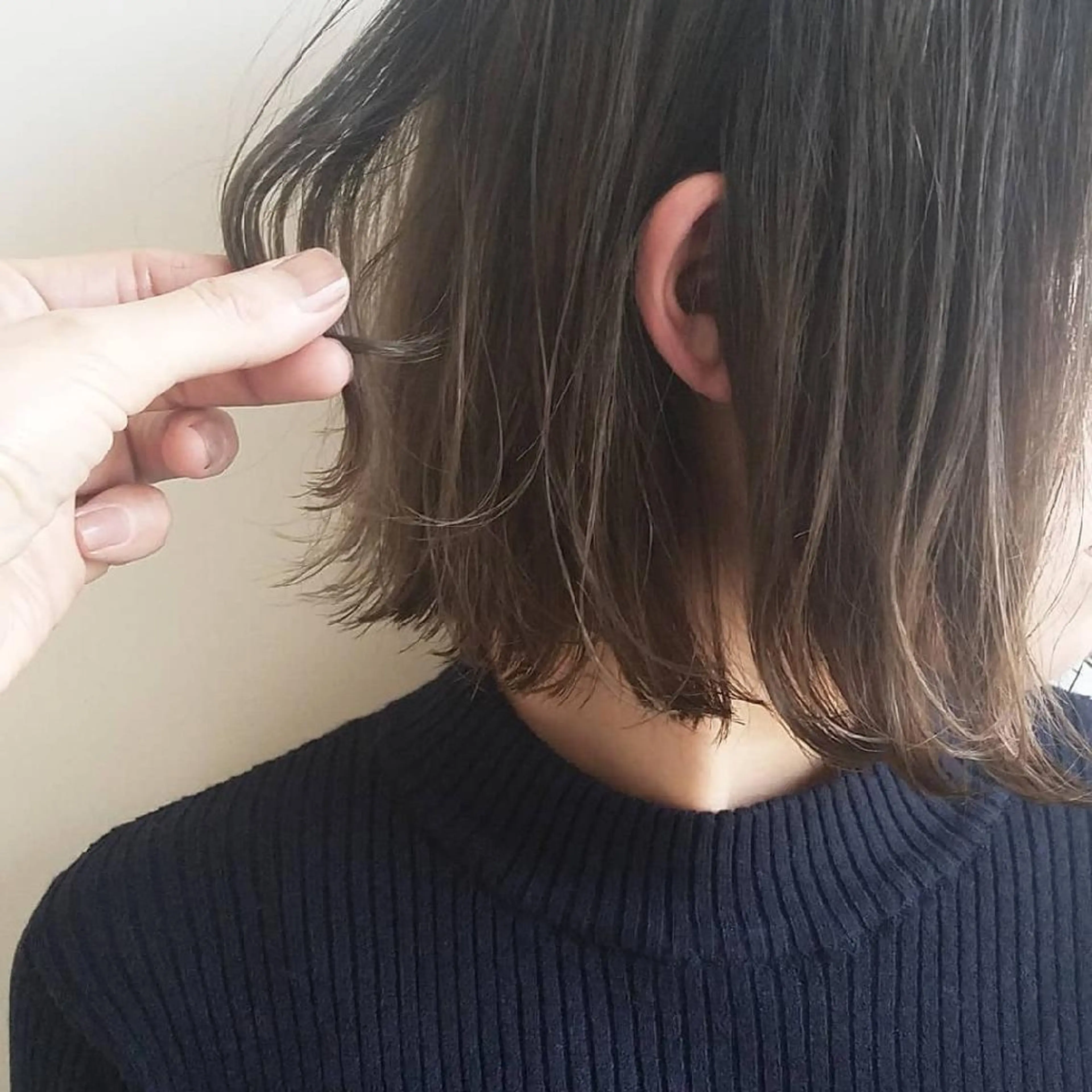 ミディアム カラー パーマ ハイライトカラー ハイライト iplus✴ まつげ、眉毛、耳つぼのマツエク・マツパデザイン