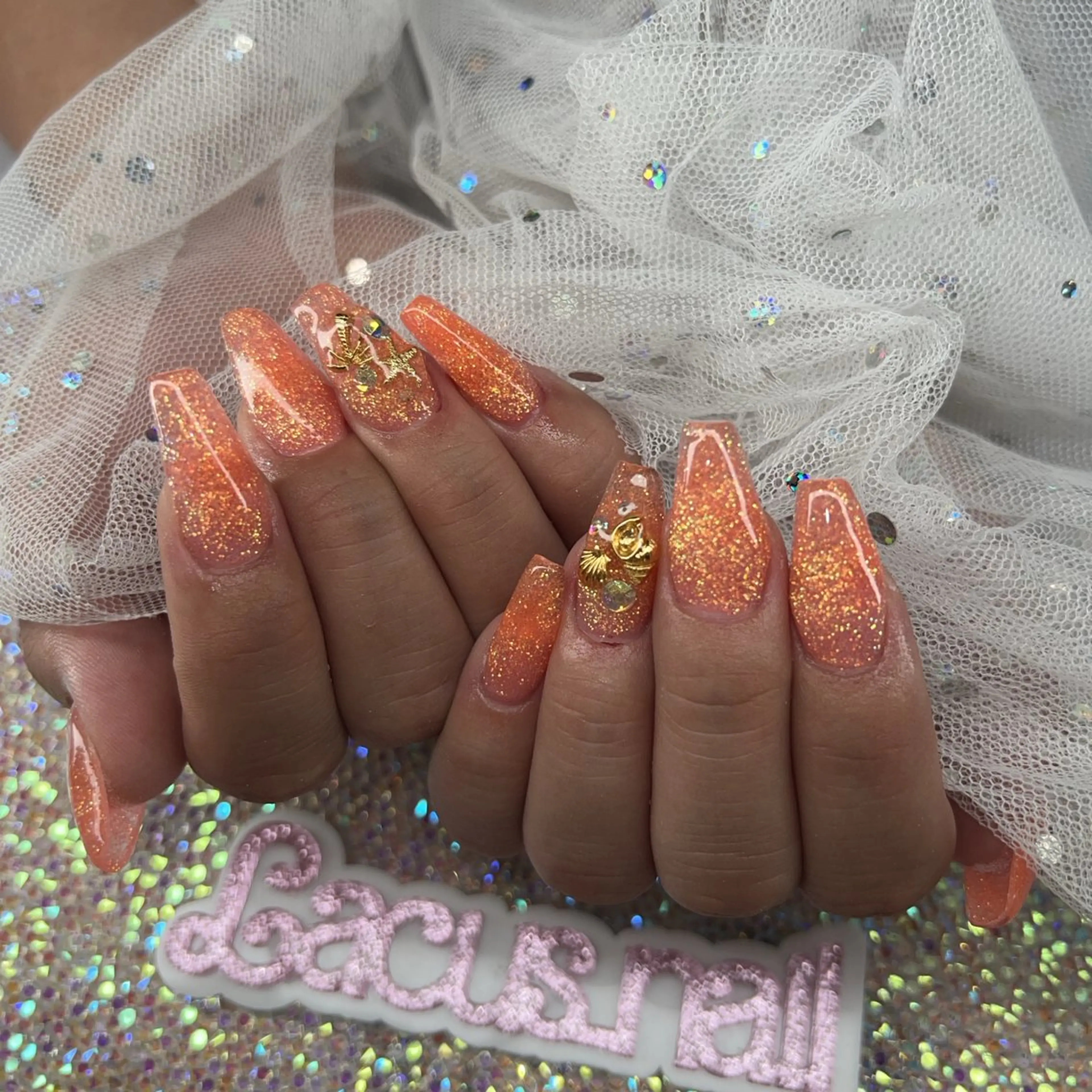 ネイル アートネイル スカルプネイル Nail Salon Lacusのネイルデザイン