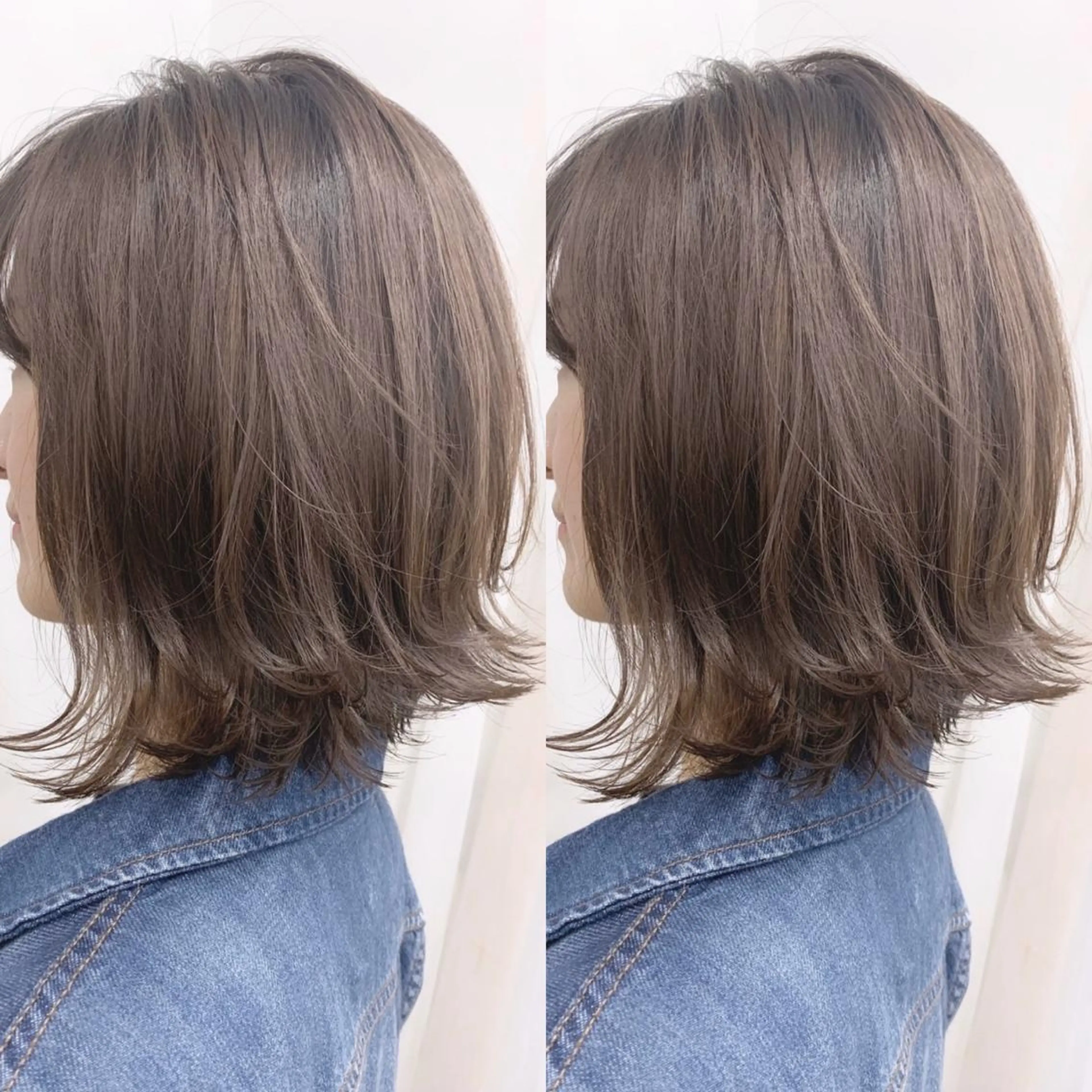 ショート 透明感/オリーブ/ グレージュ/YUKAのヘアスタイル