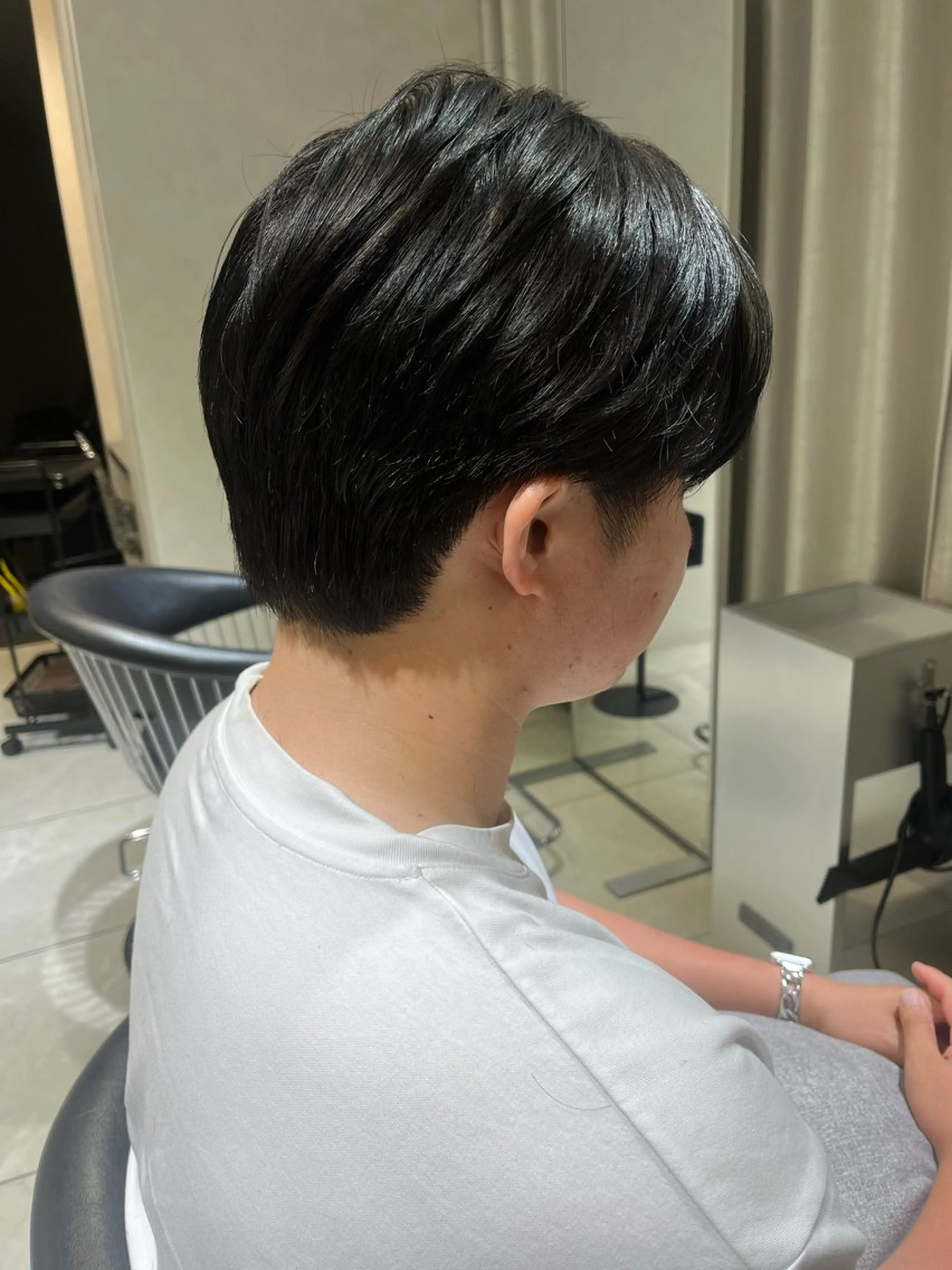 メンズ カット メンズセンターパート 🇰🇷wakanaのヘアスタイル