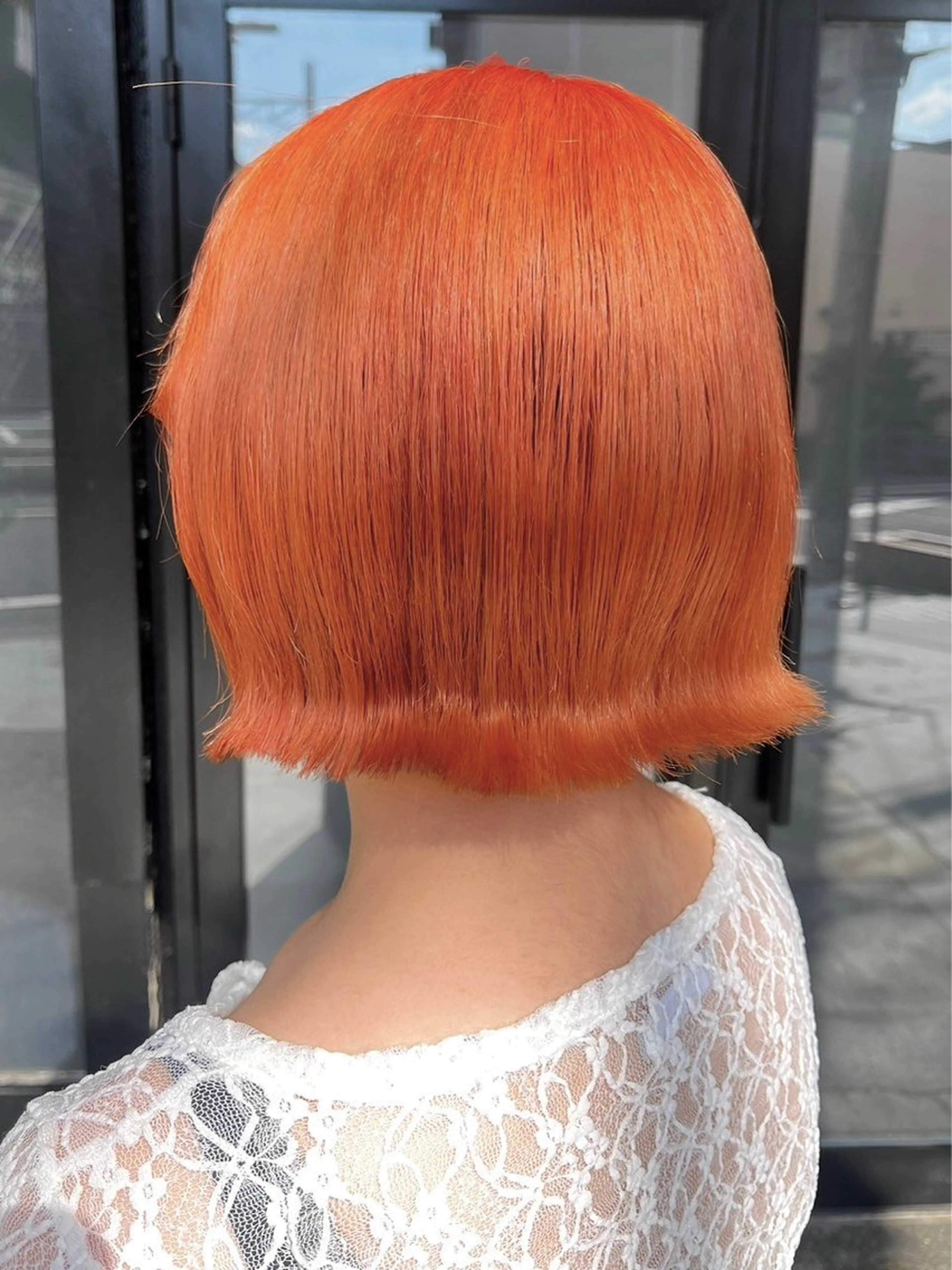 ミディアム カラー ヘアカラー トリートメント ハイトーン/韓国風/ 艶髪/吉祥寺のヘアスタイル