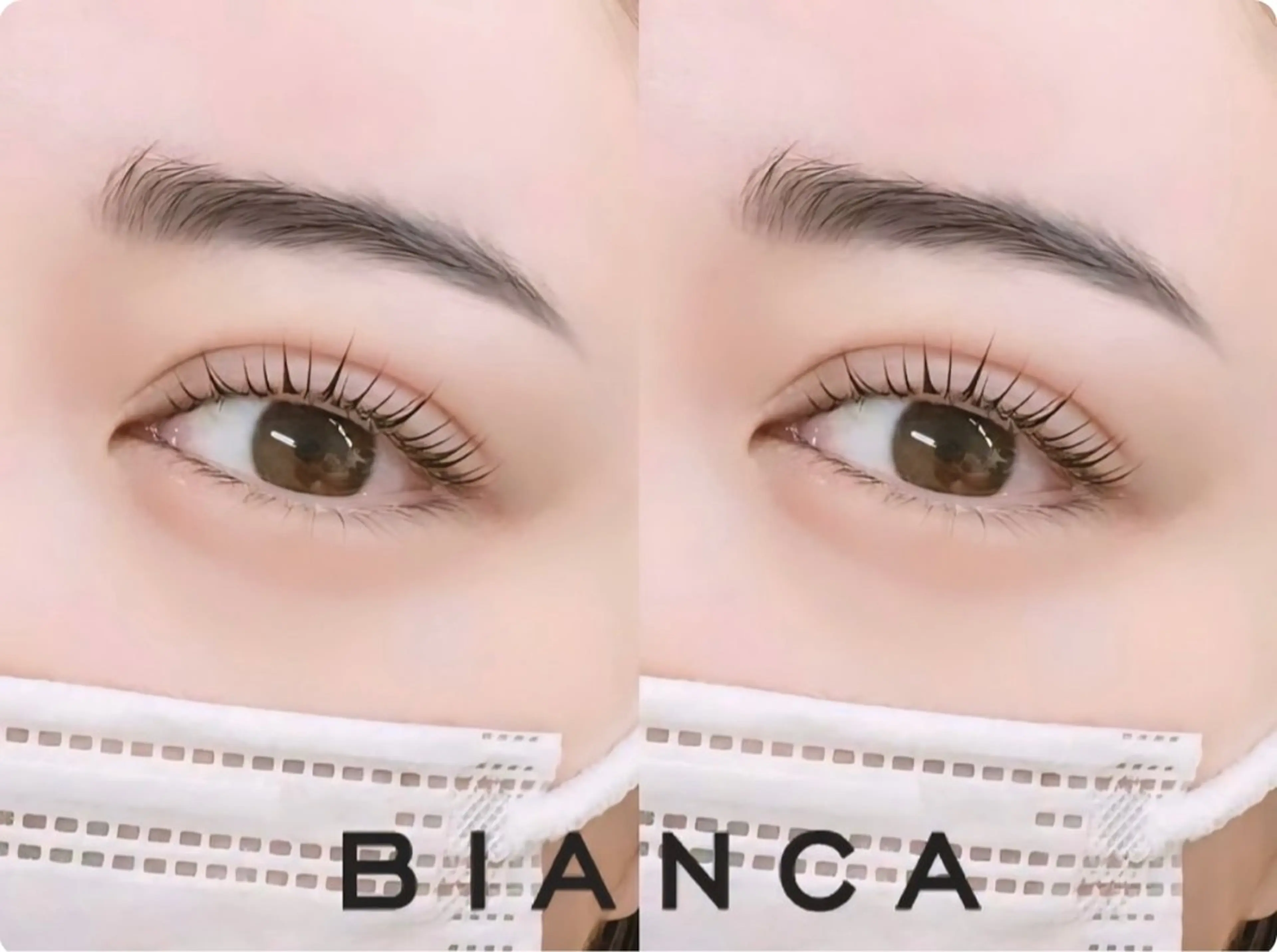 マツエク・マツパ 束感まつ毛 韓国風マツエク まつげパーマ マツパ Bianca横浜関内 YAGINUMA🫧のマツエク・マツパデザイン