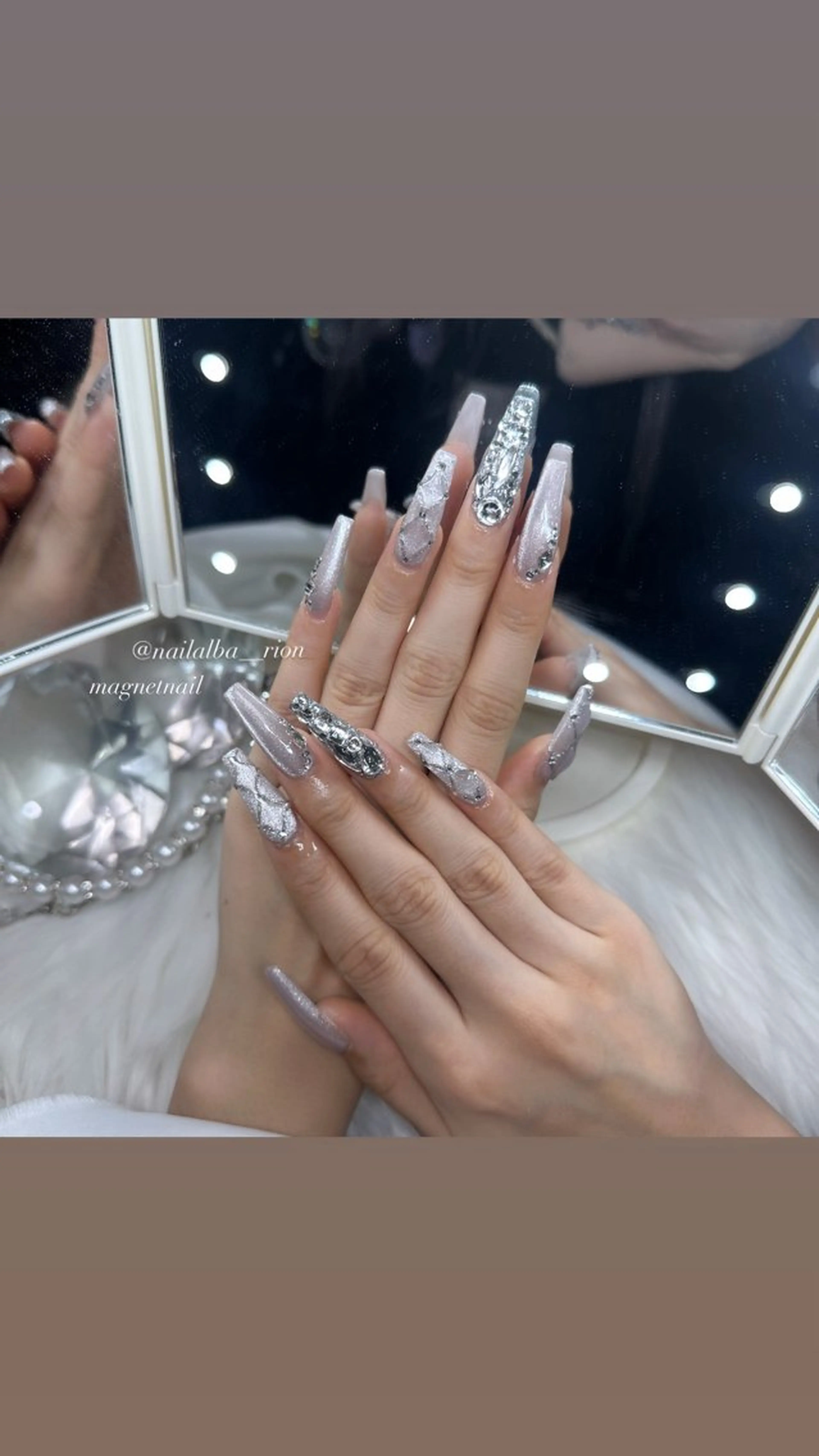 ネイル 加納 莉音のネイルデザイン