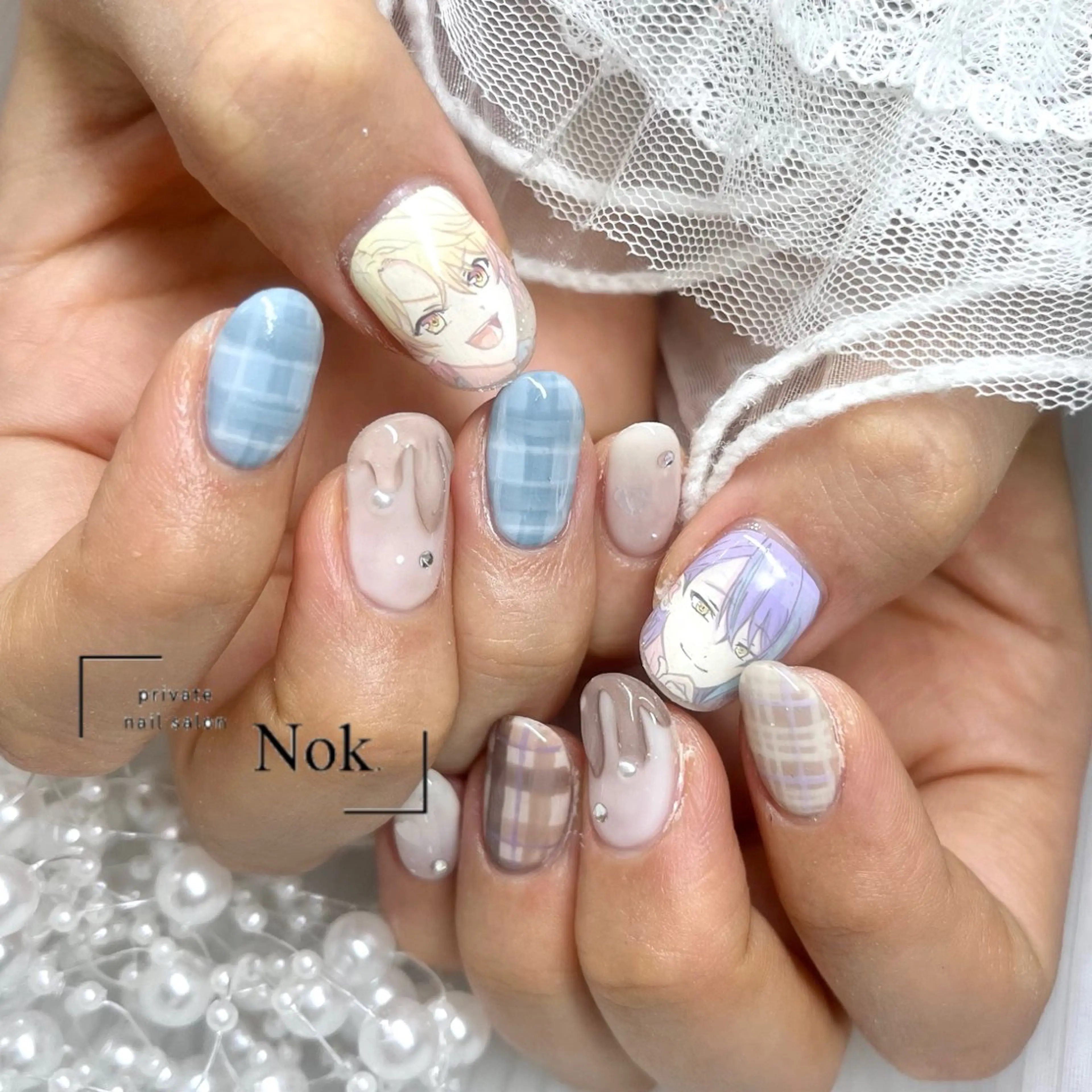 ネイル ハンドネイル 池袋痛ネイル Nok. 渡辺のネイルデザイン