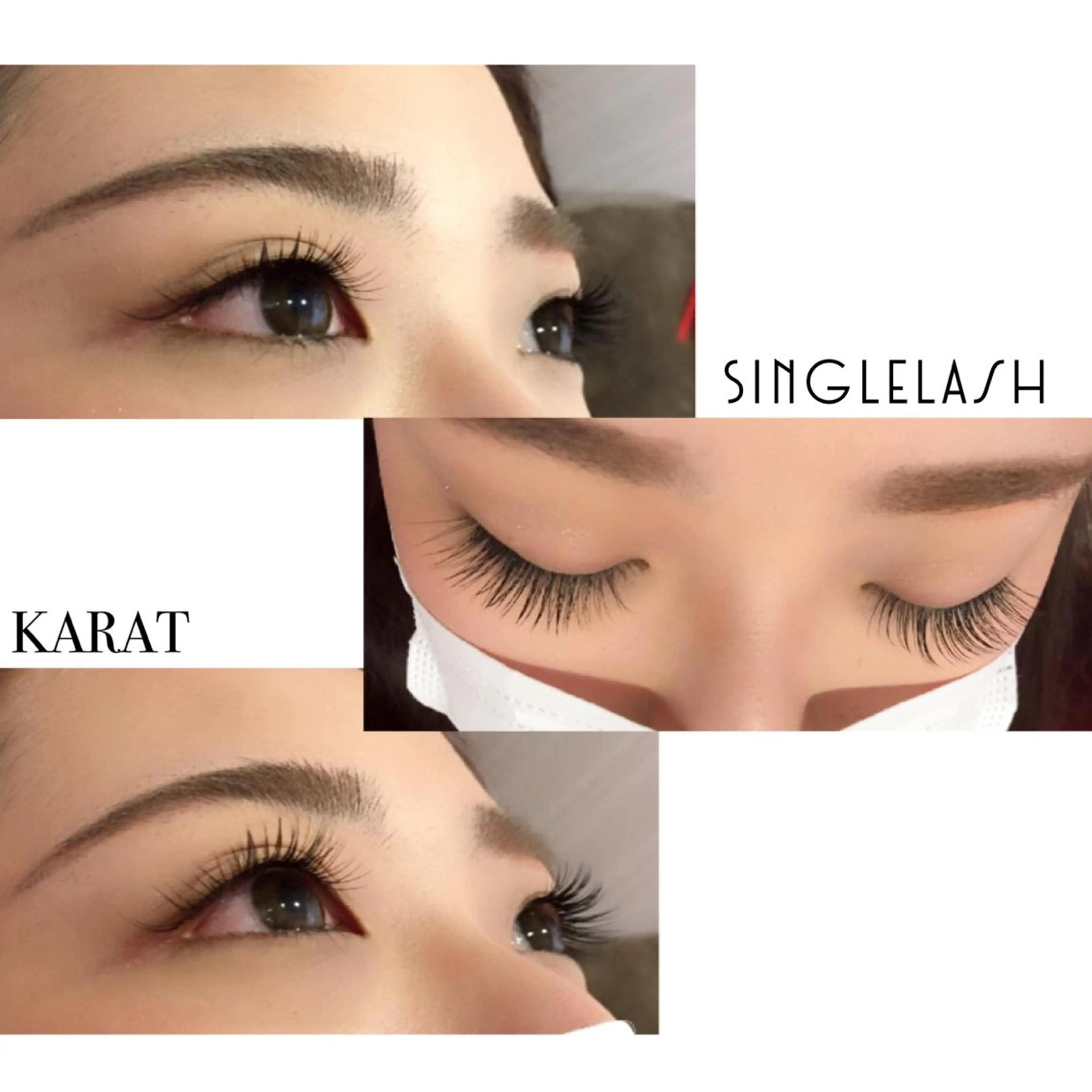 マツエク・マツパ Cカール Jカール ★ KAEDE ★のマツエク・マツパデザイン