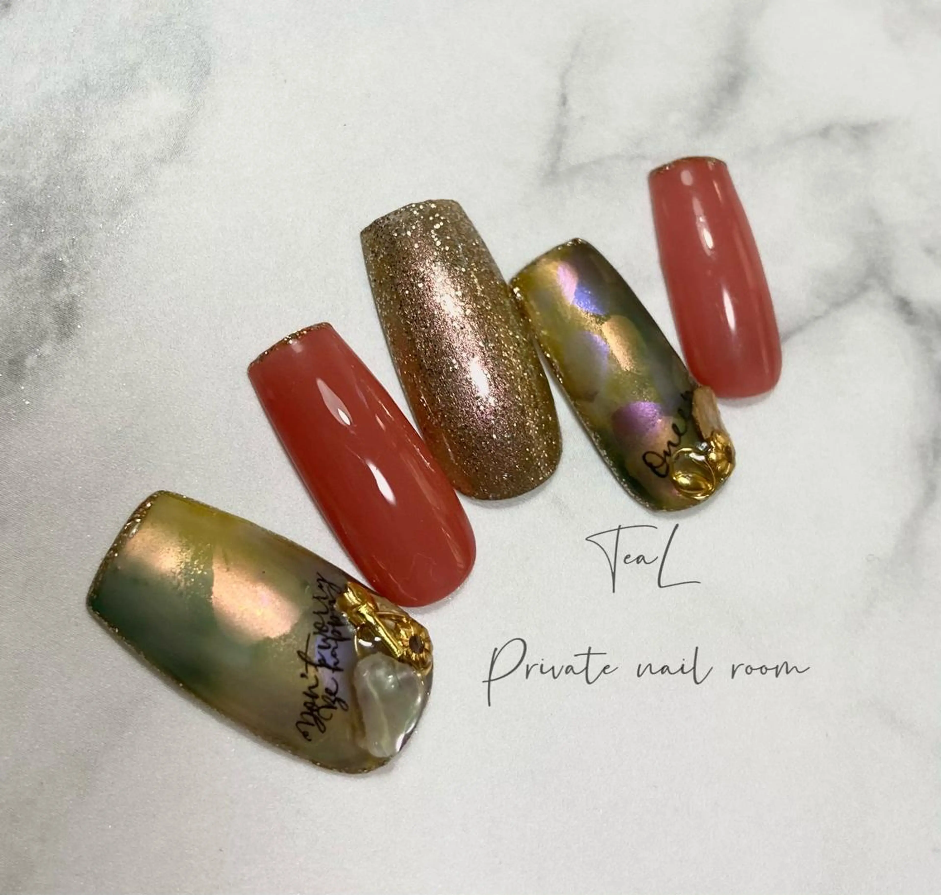 ネイル ハンドネイル TeaL nailのネイルデザイン