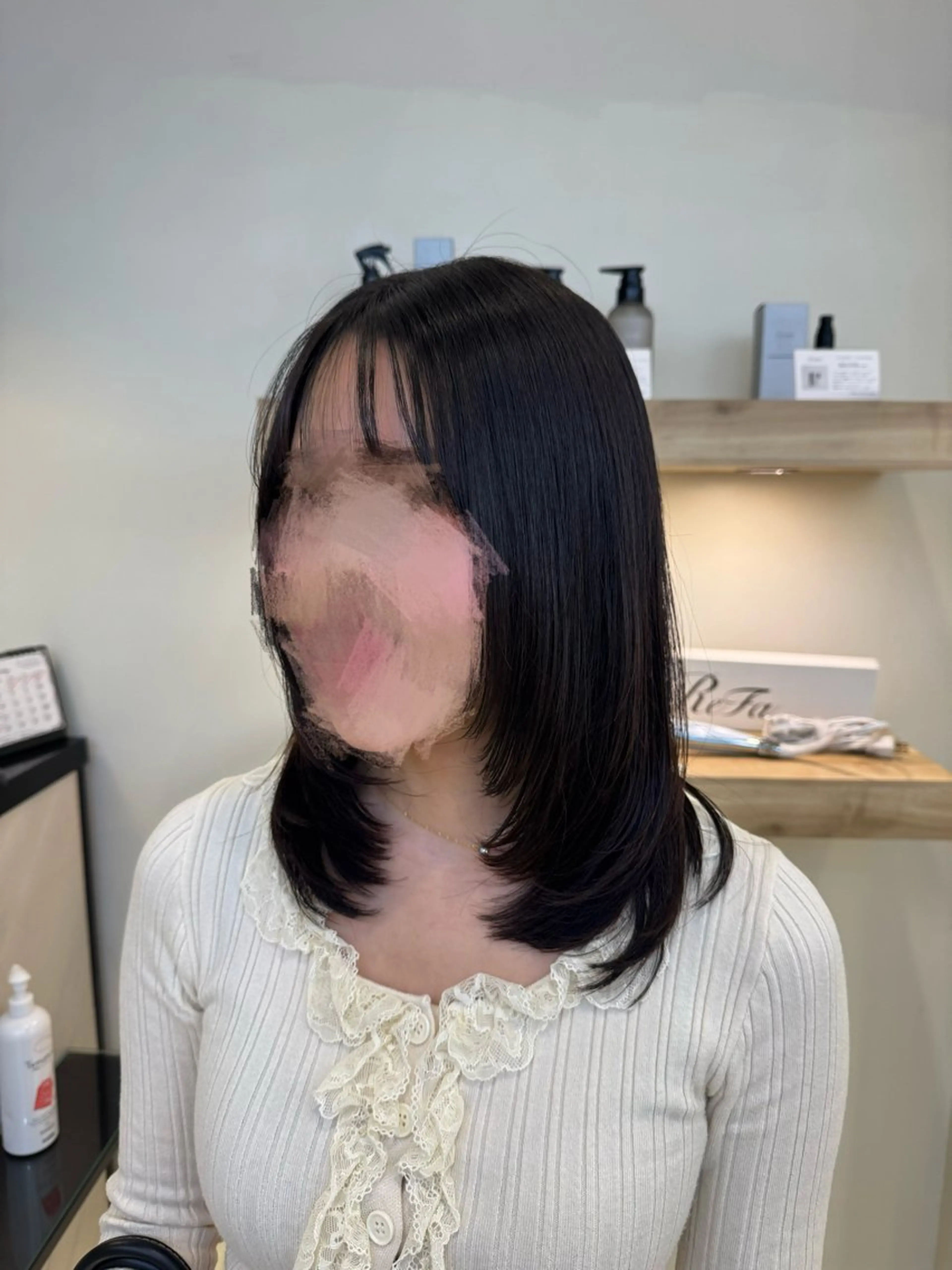 ミディアム ⭐︎ミディアム 深井朱莉⭐︎のヘアスタイル