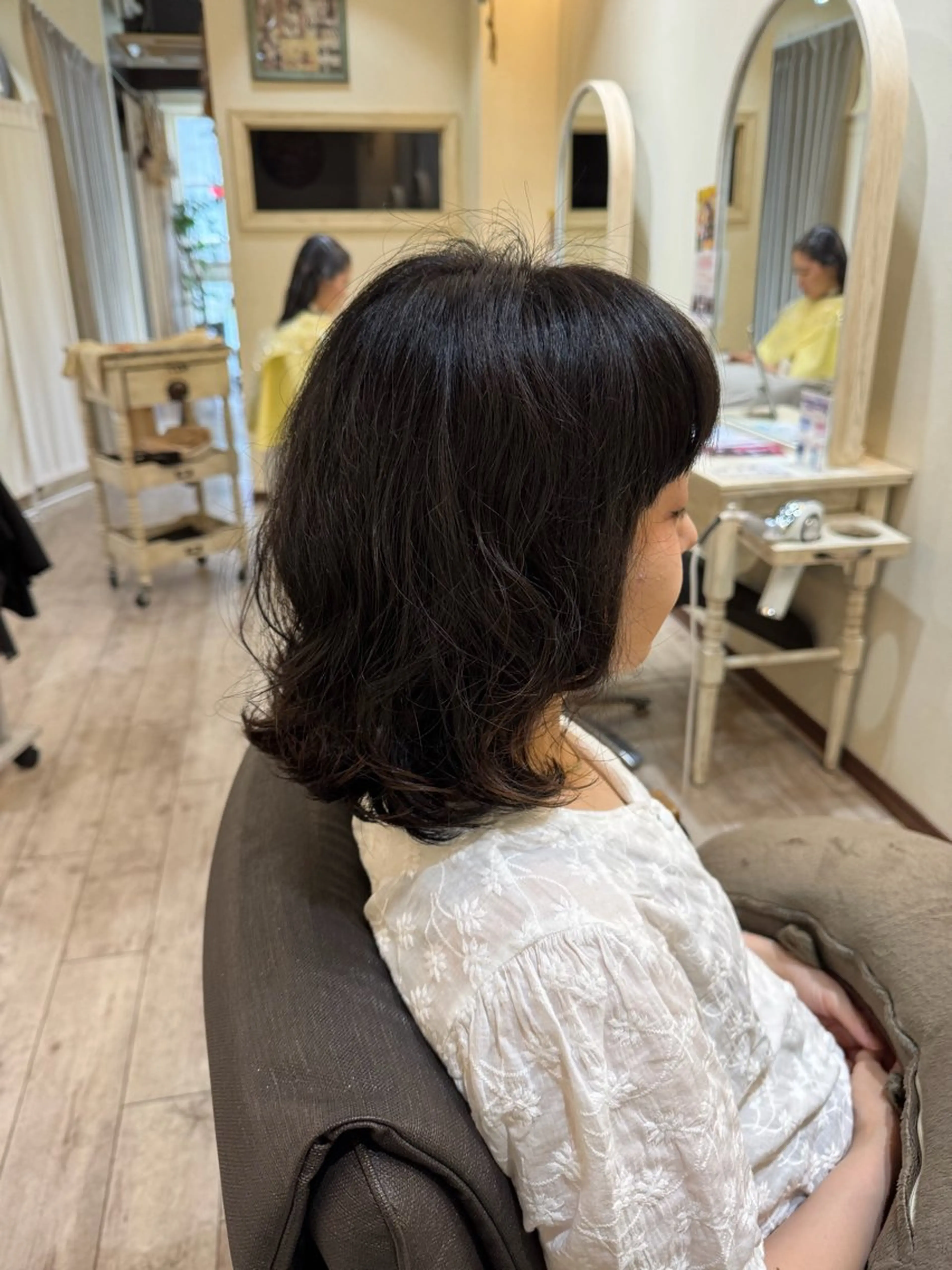 ミディアム パーマ jurerbelle RIHOのヘアスタイル