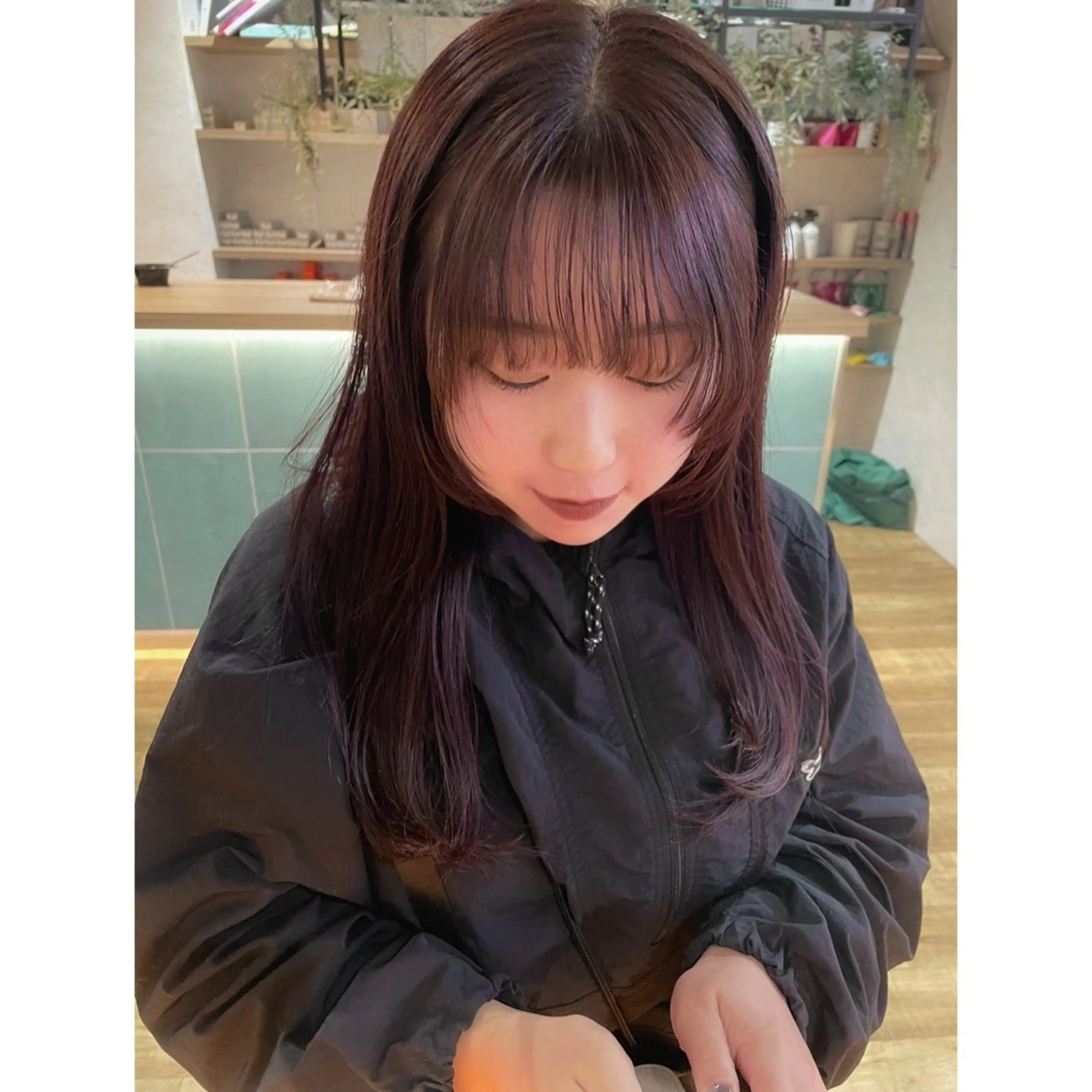 ロング カラー 韓国レイヤー/透明感 ♡YUUNAのヘアスタイル