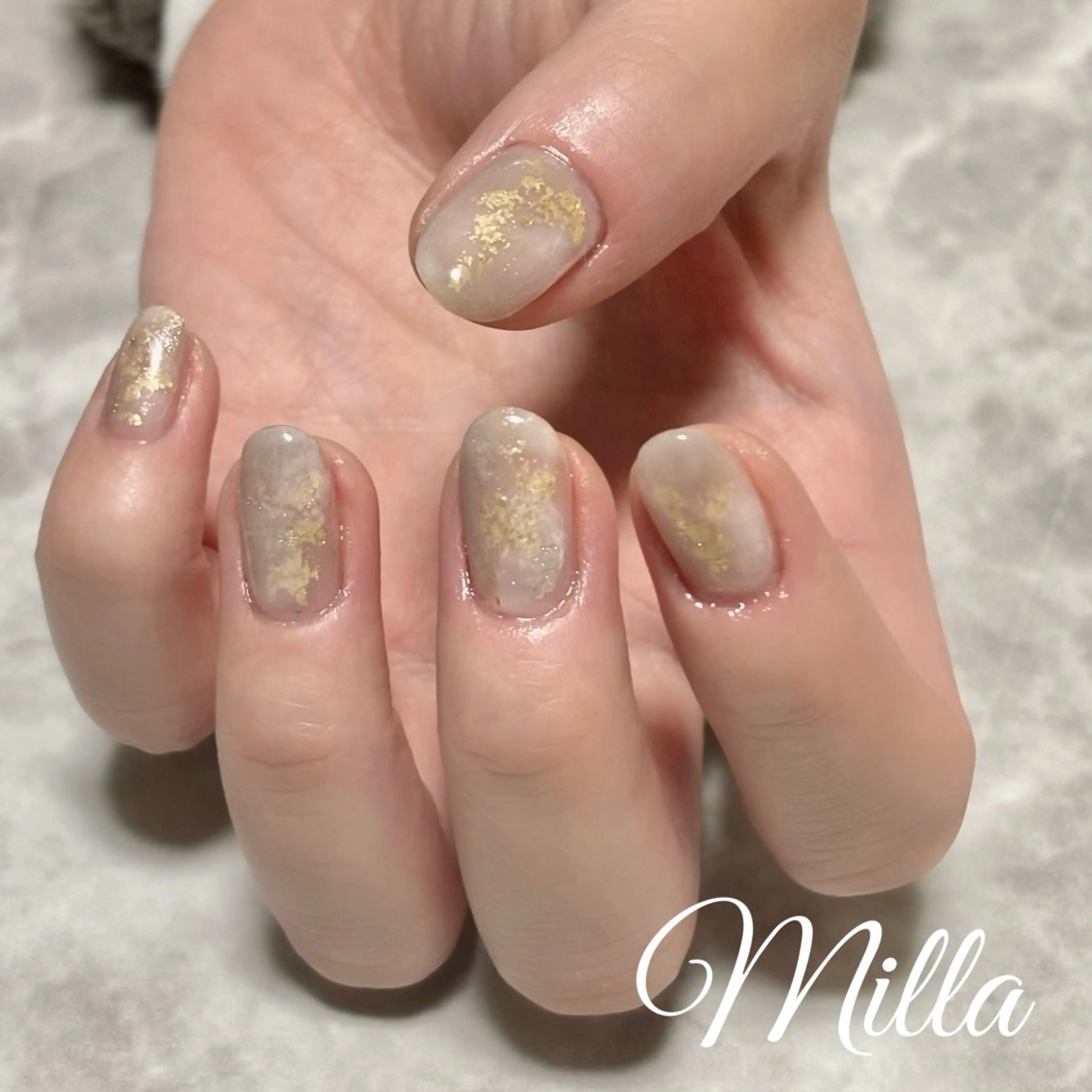 ネイル ニュアンスネイル Nail Salon Milla / ミラのネイルデザイン