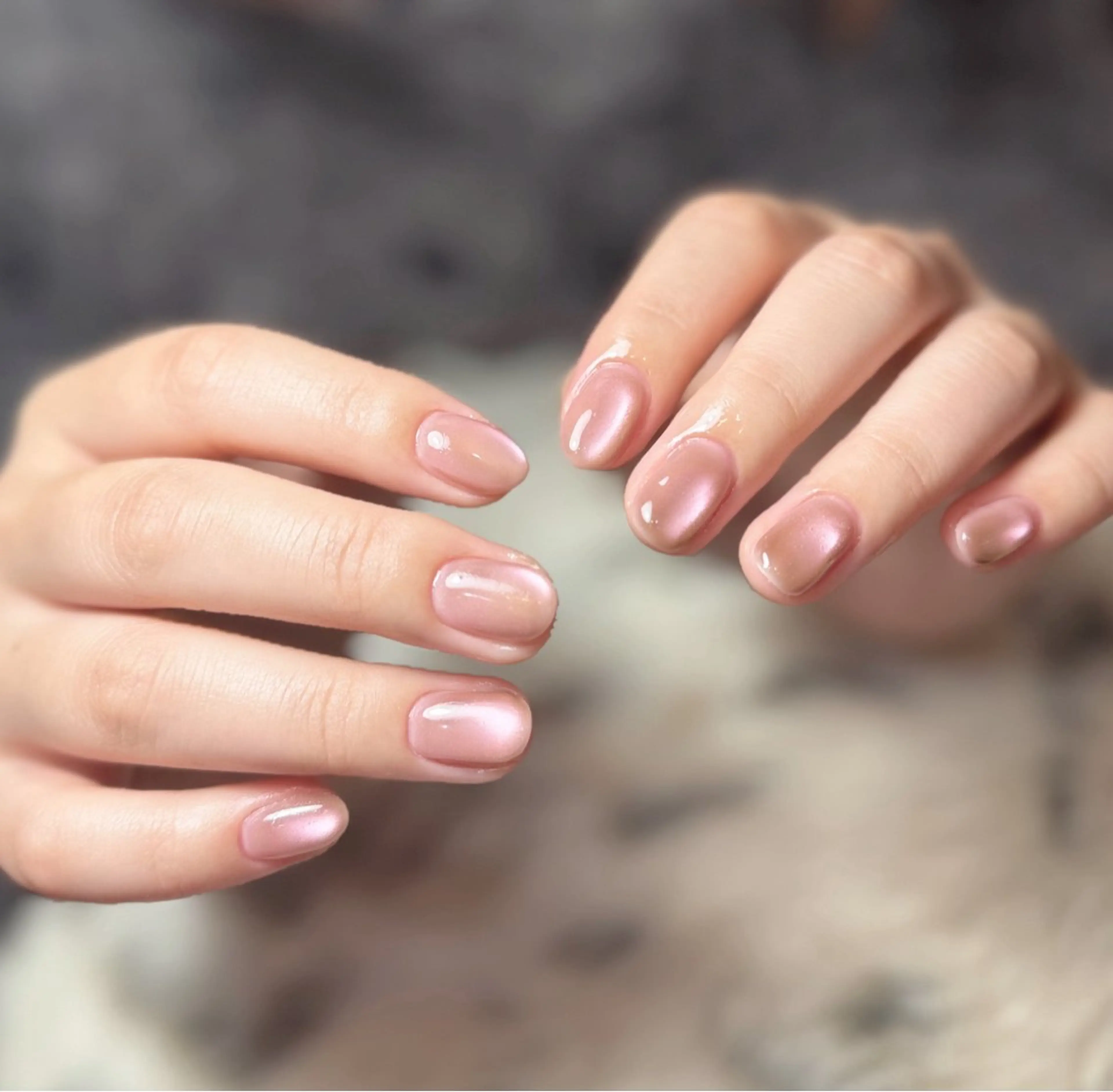 ネイル ジェルネイル マグネットネイル メンズネイル ピンク ハンドネイル マイムネイル所属・MIMnail メンズネイリストのネイルデザイン