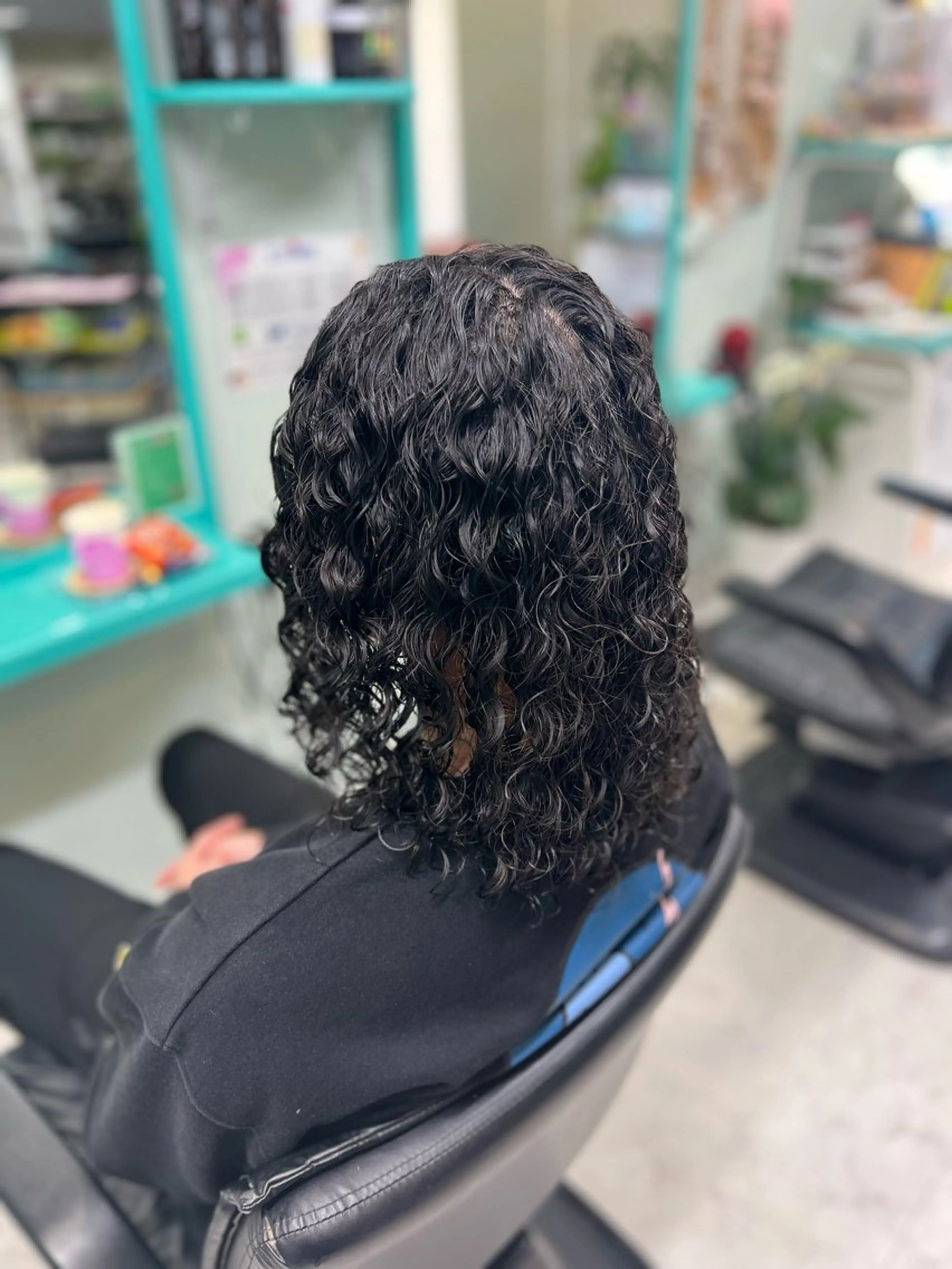 セミロング パーマ メンズ ビューティサロン 月麗(ルナ)のヘアスタイル