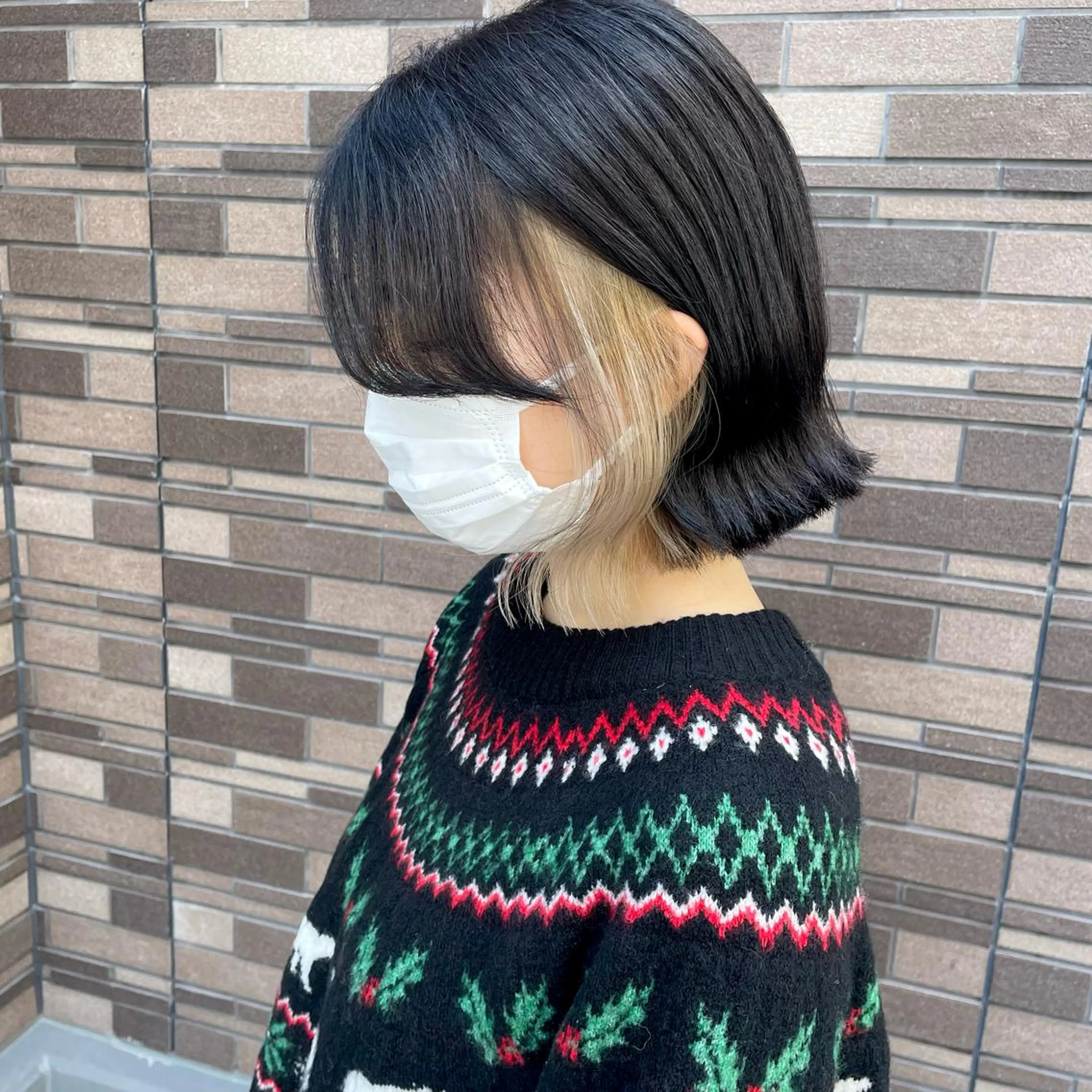 🌈2回目以降のお客様🌈インナーカラー(ケアブリーチ込み)+フルカラー+ケアトリートメントの写真