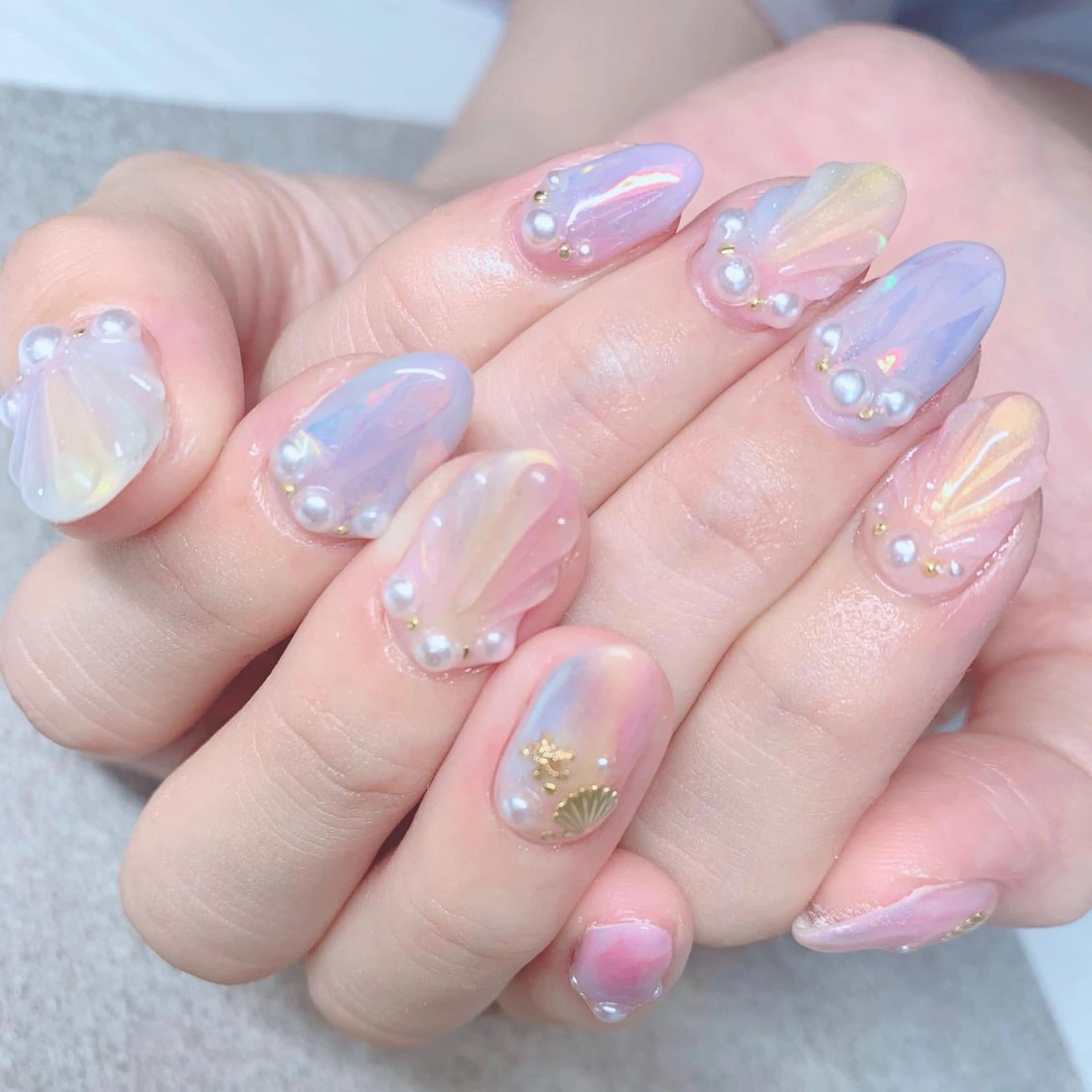 カラー ネイル ハンドネイル Cozy_ ilumのネイルデザイン