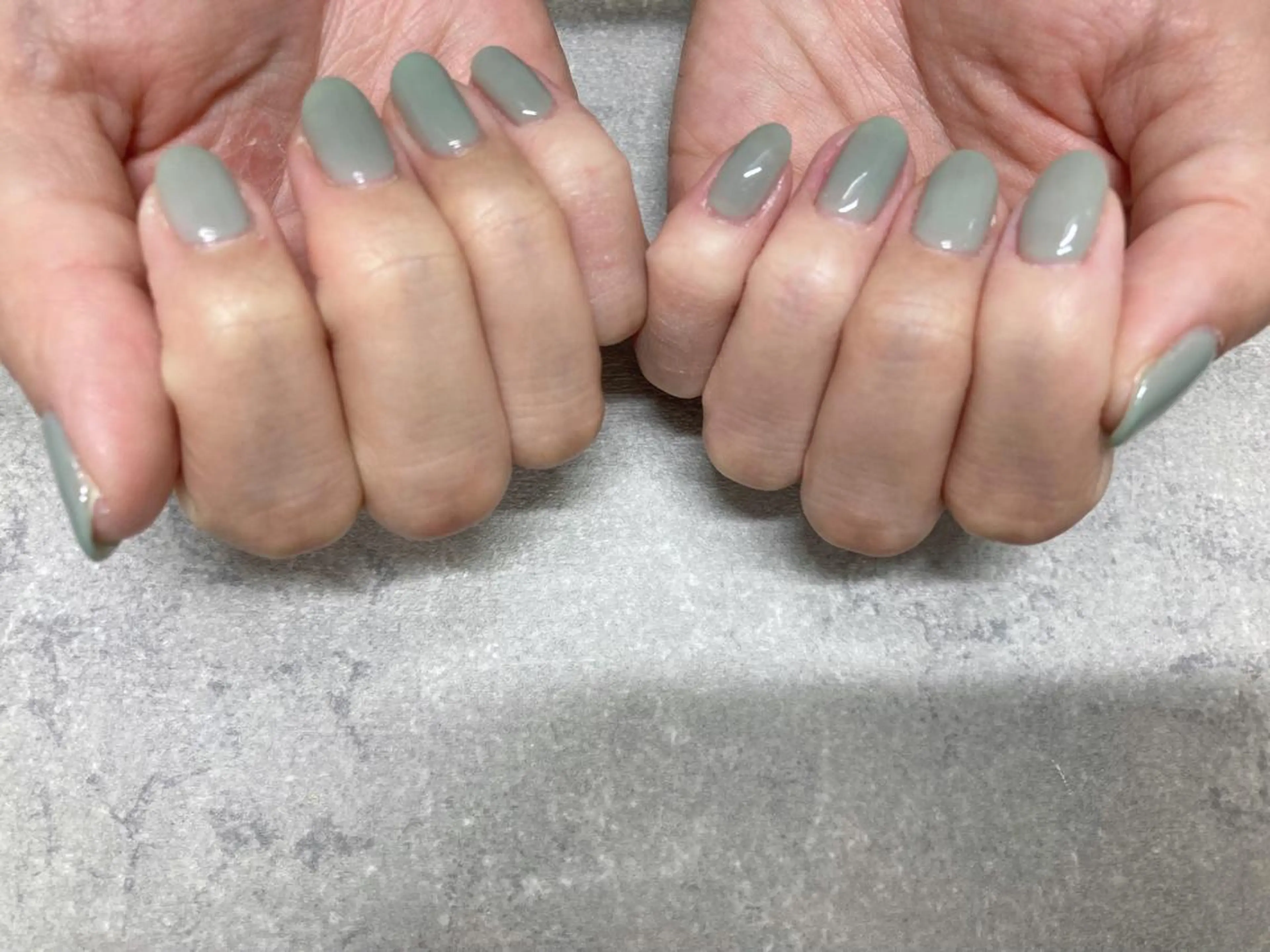 ネイル フットネイル ジェルネイル グリーン 韓国ネイル マグネットネイル Mogu nail 二子玉川のネイルデザイン