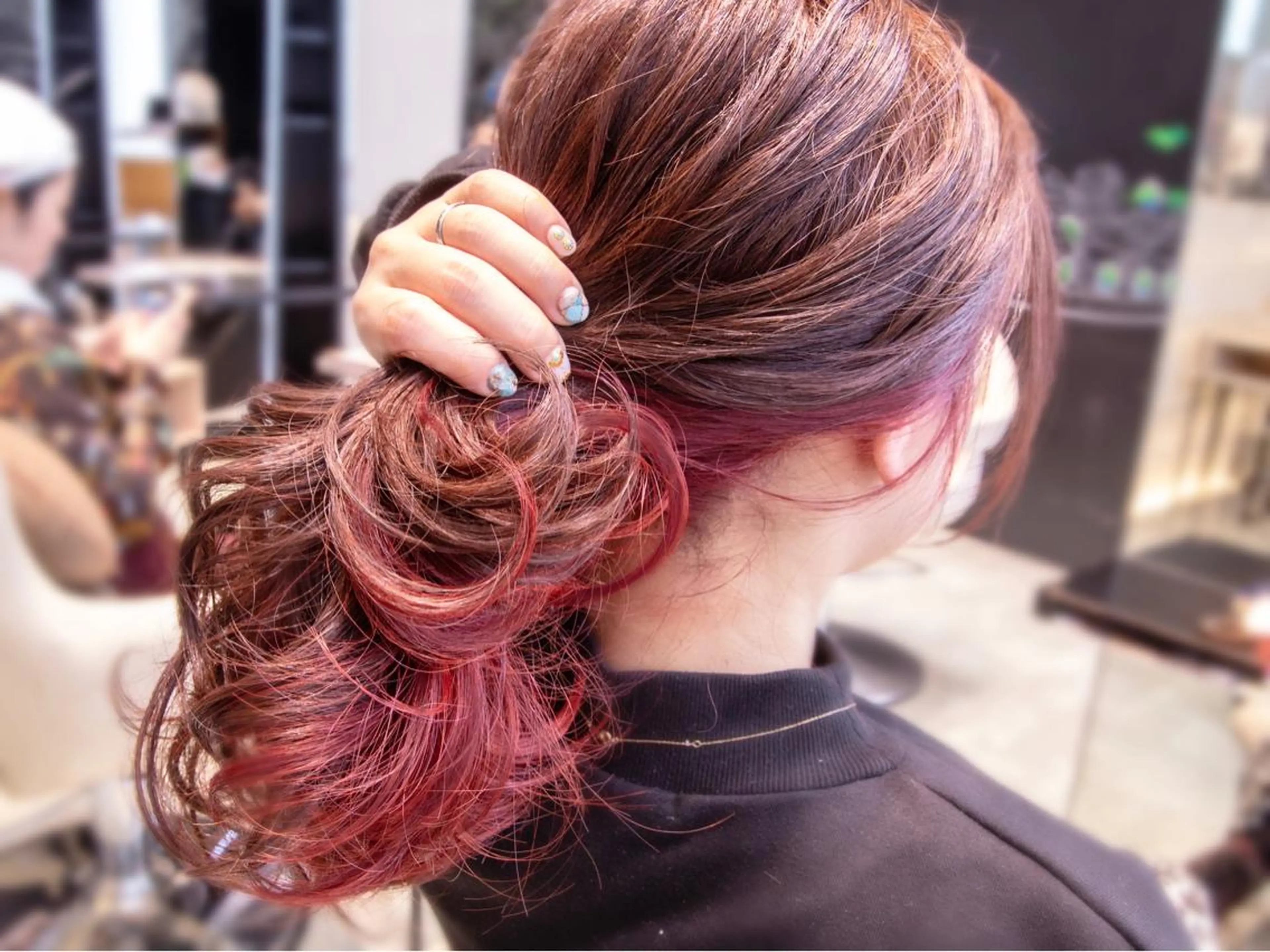 ロング カラー Re:ta Hair 飯田淳平のヘアスタイル