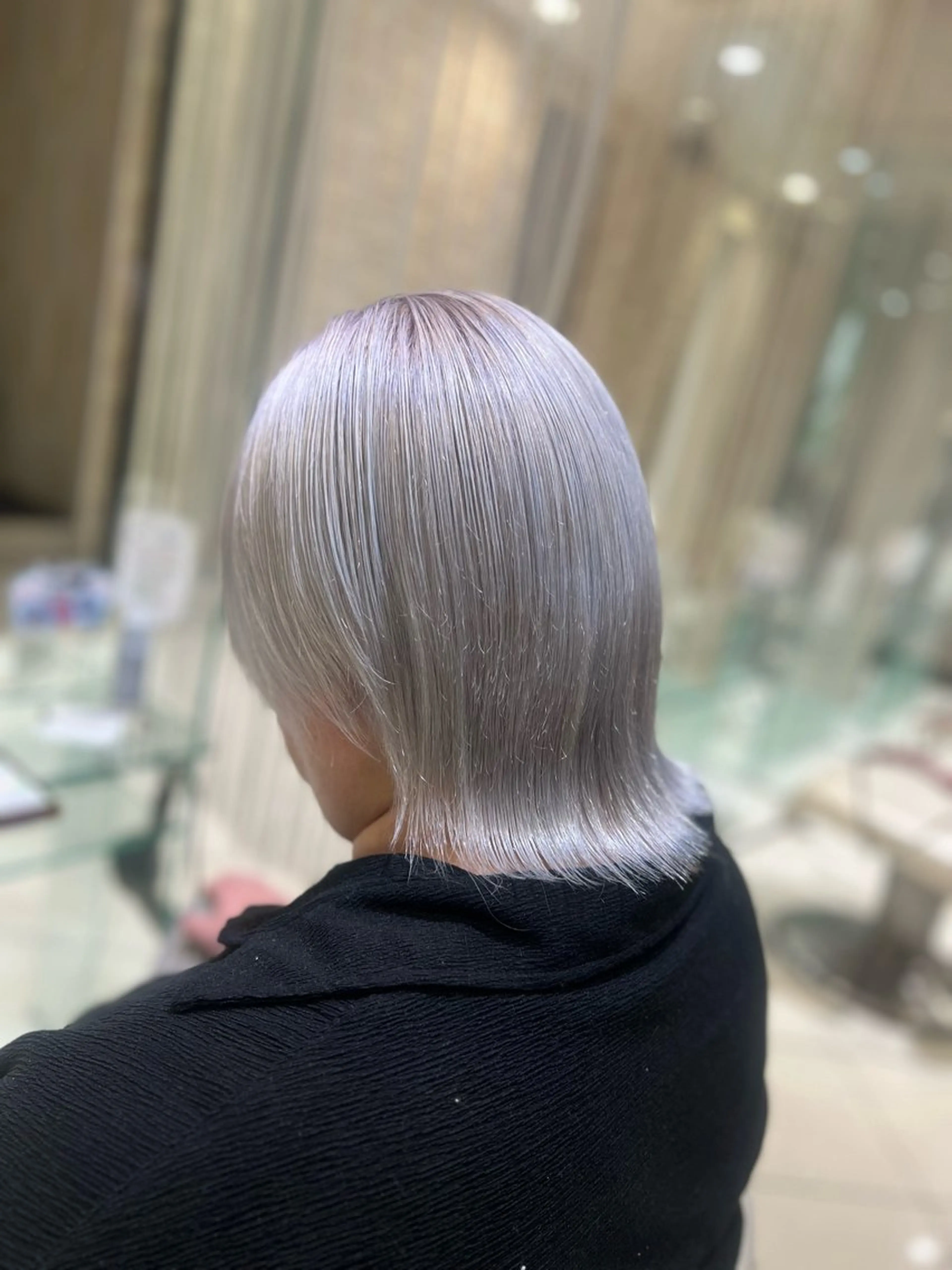 ミディアム メンズ ミディアムパーマ メンズブリーチ メンズハイトーン メンズパーマ メンズウルフカット カット ヘアカラー トリートメント 【メンズ限定】メンズ スタイル特化美容師のヘアスタイル