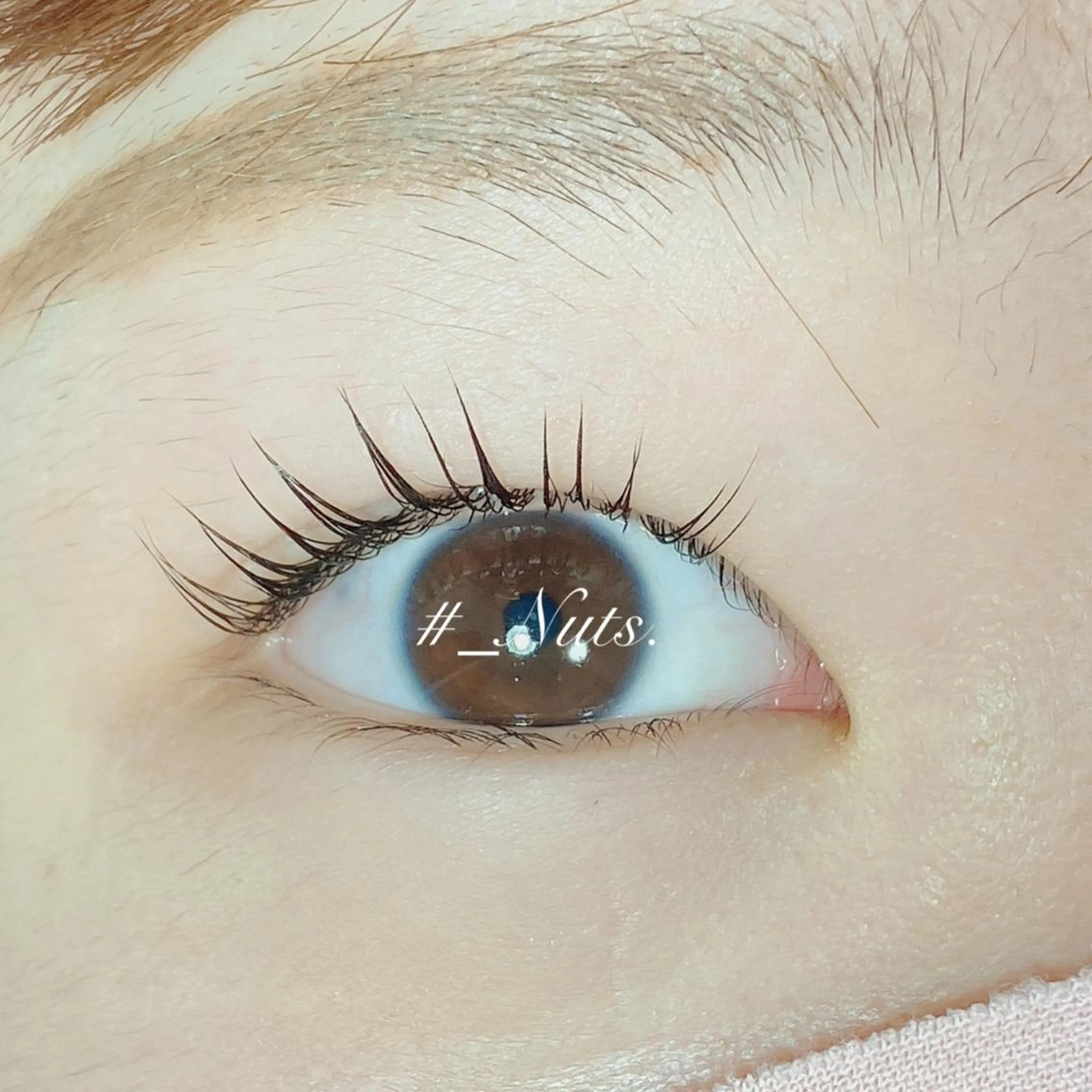 マツエク・マツパ 一重×まつ毛パーマ マツパ 土居 夏美のマツエク・マツパデザイン