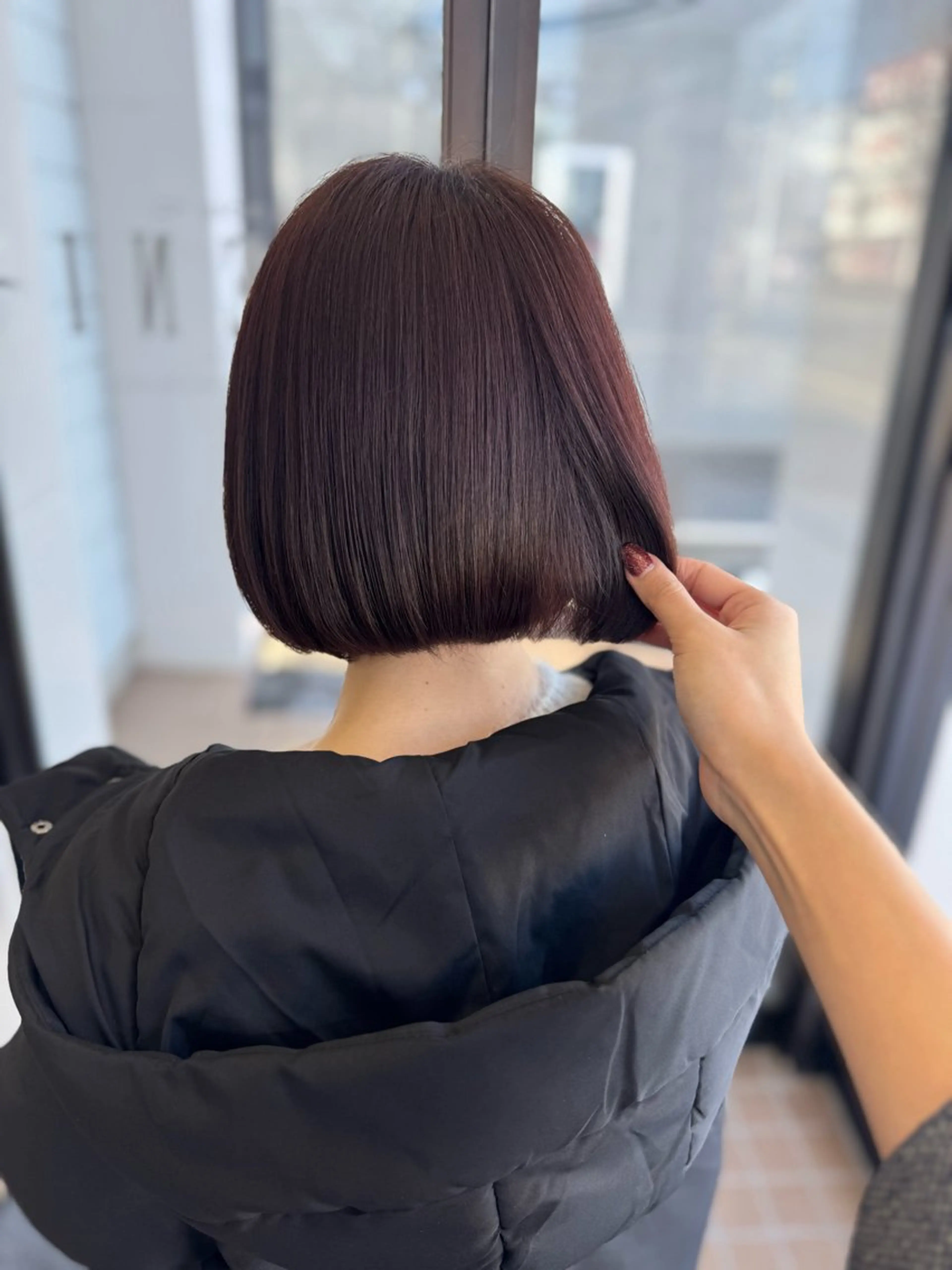 ミディアム カット ヘアカラー トリートメント 🇰🇷韓国風顔周り NANAMI🇰🇷のヘアスタイル