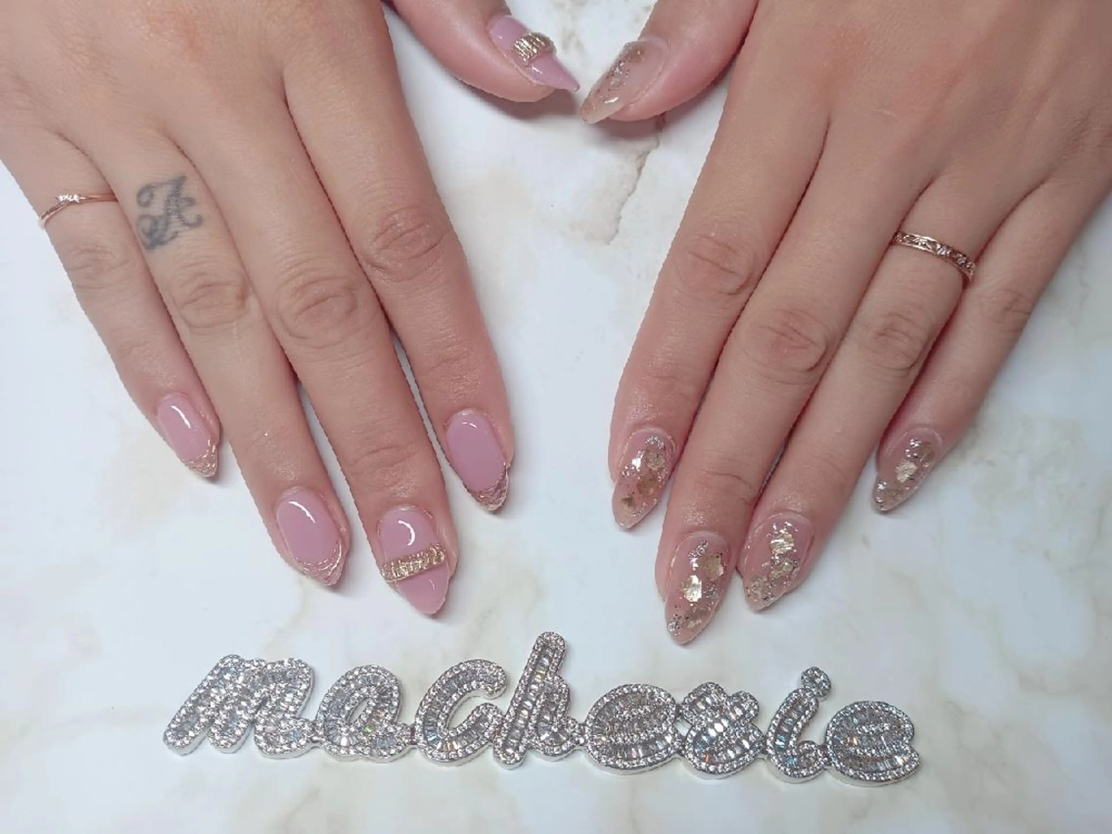 ネイル ピンク ハンドネイル Nail Salon macherieのネイルデザイン