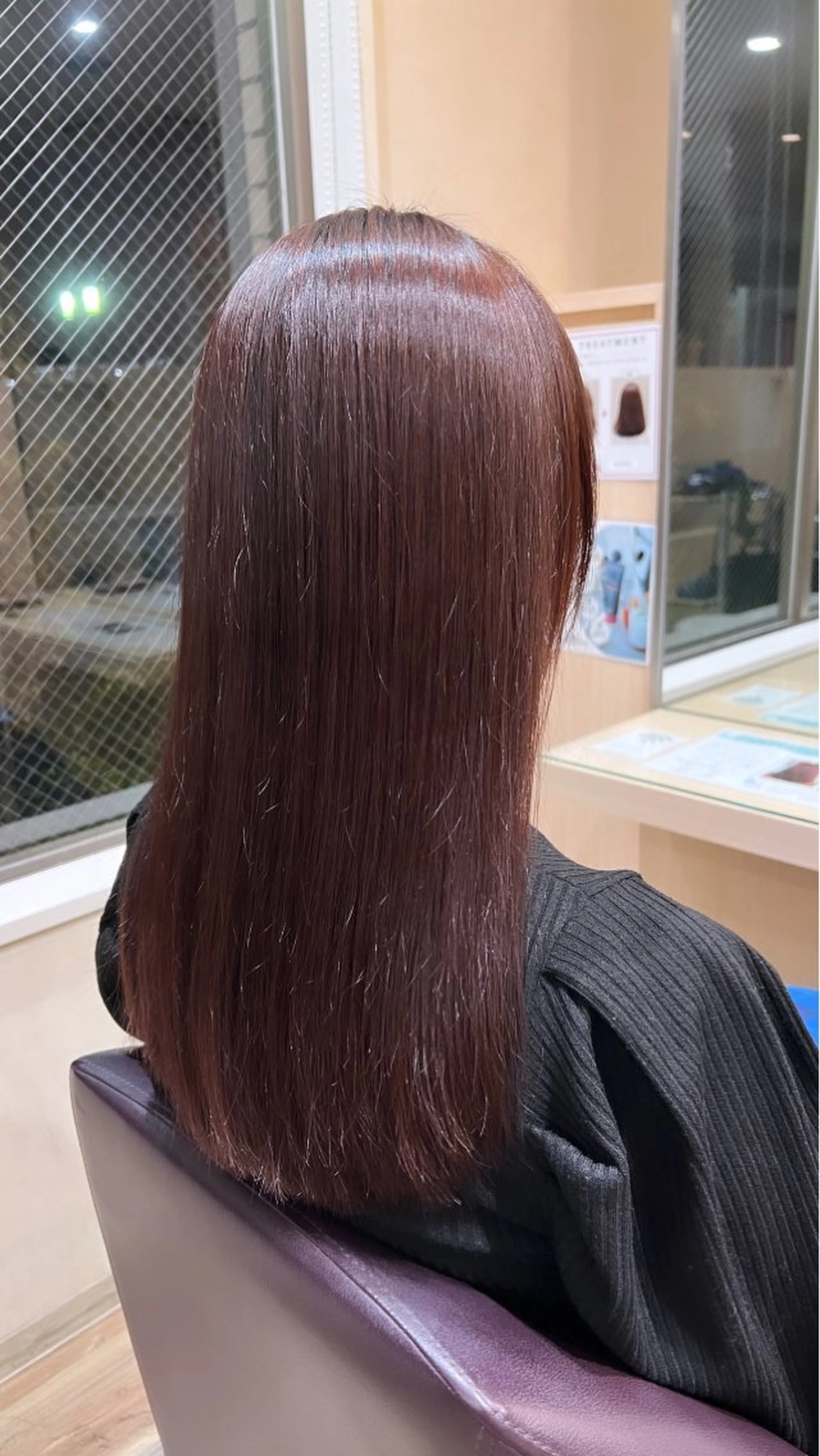 ロング カラー ブラウンカラー ピンクカラー ピンクブラウン chill仙台所属・藤田 一樹のヘアスタイル