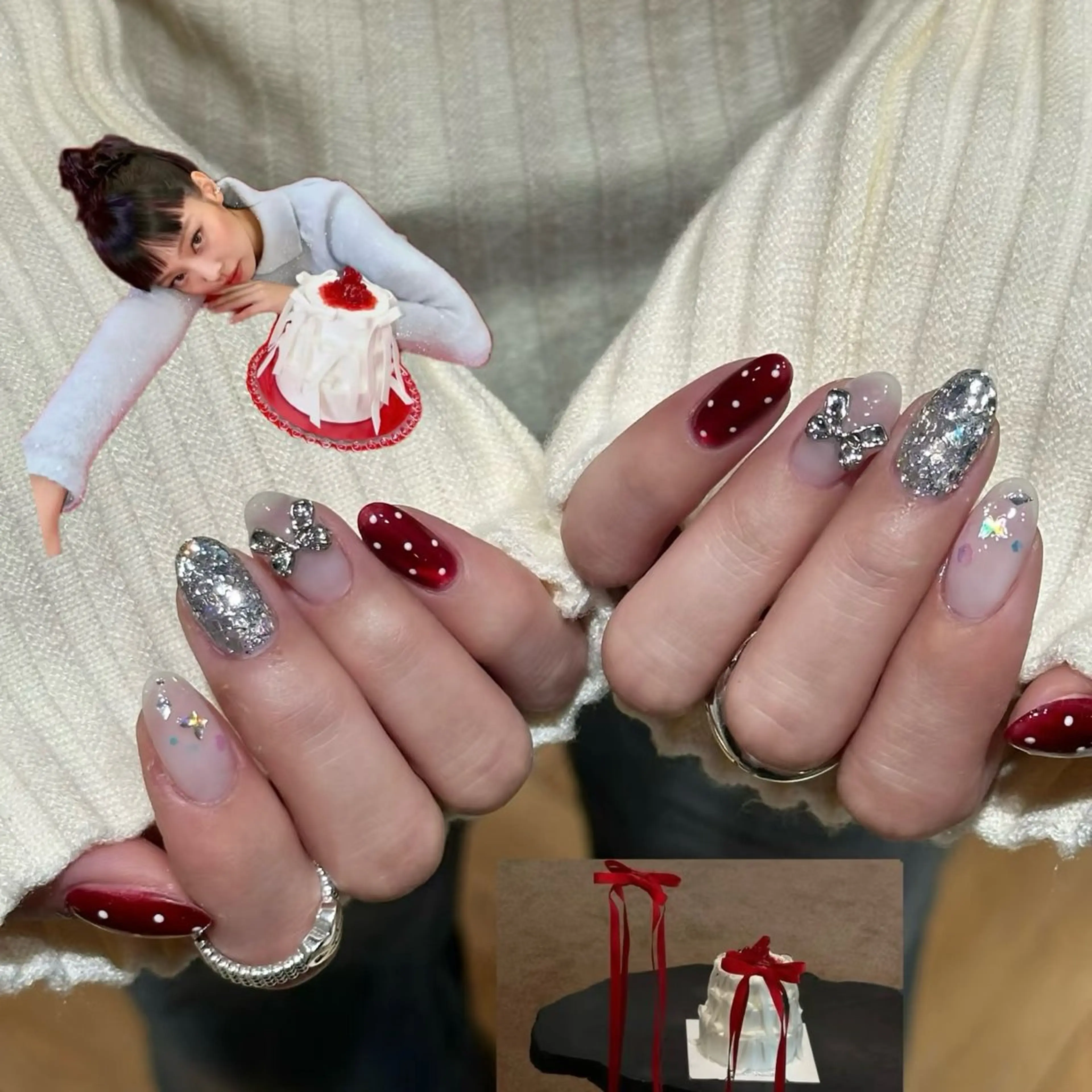 ネイル ハンドネイル もも モモのネイルデザイン