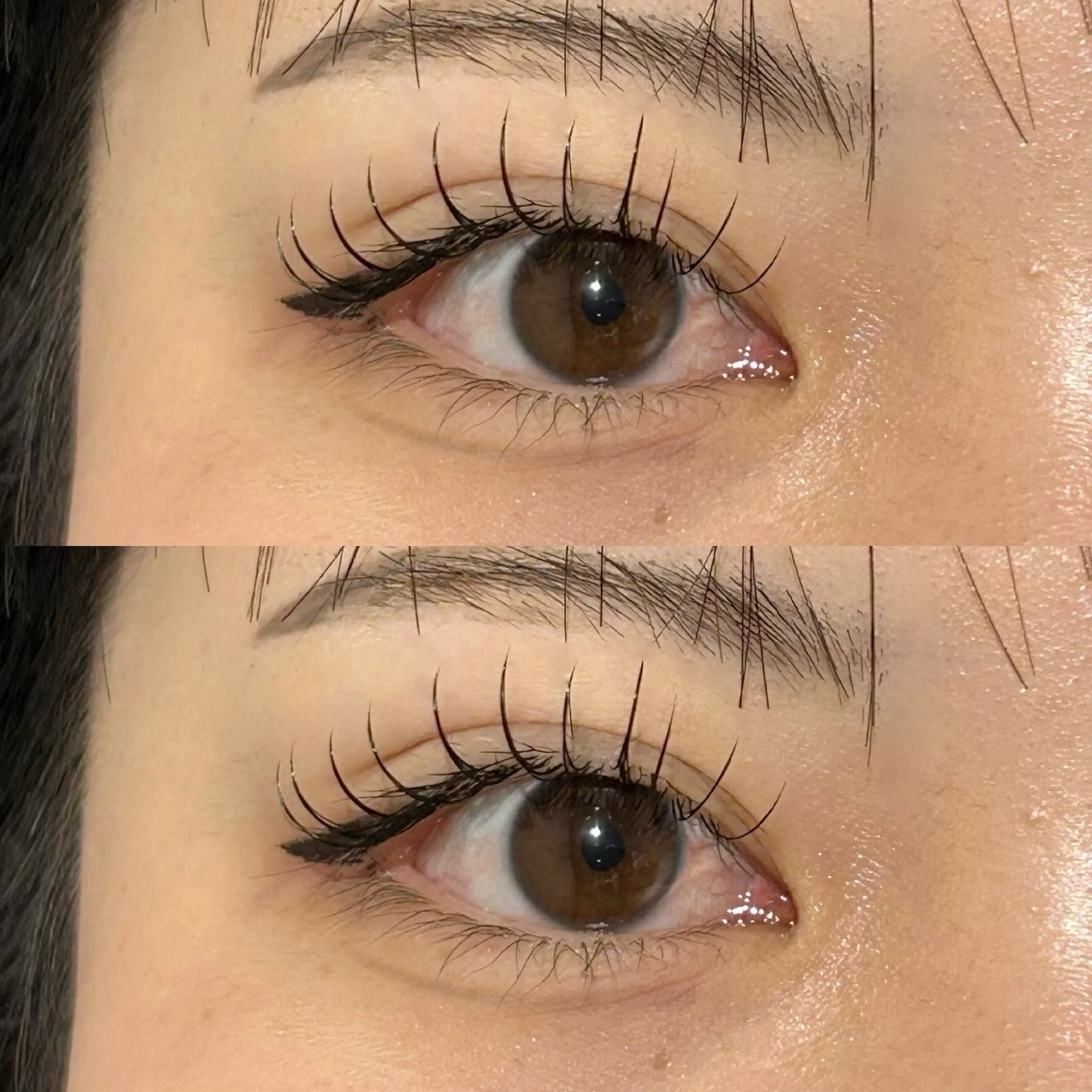 マツエク・マツパ CCカール Cカール フラットラッシュ olea by ahnkism（オリバイアンキシム）所属・olea byahnkismの眉毛・アイブロウイメージ