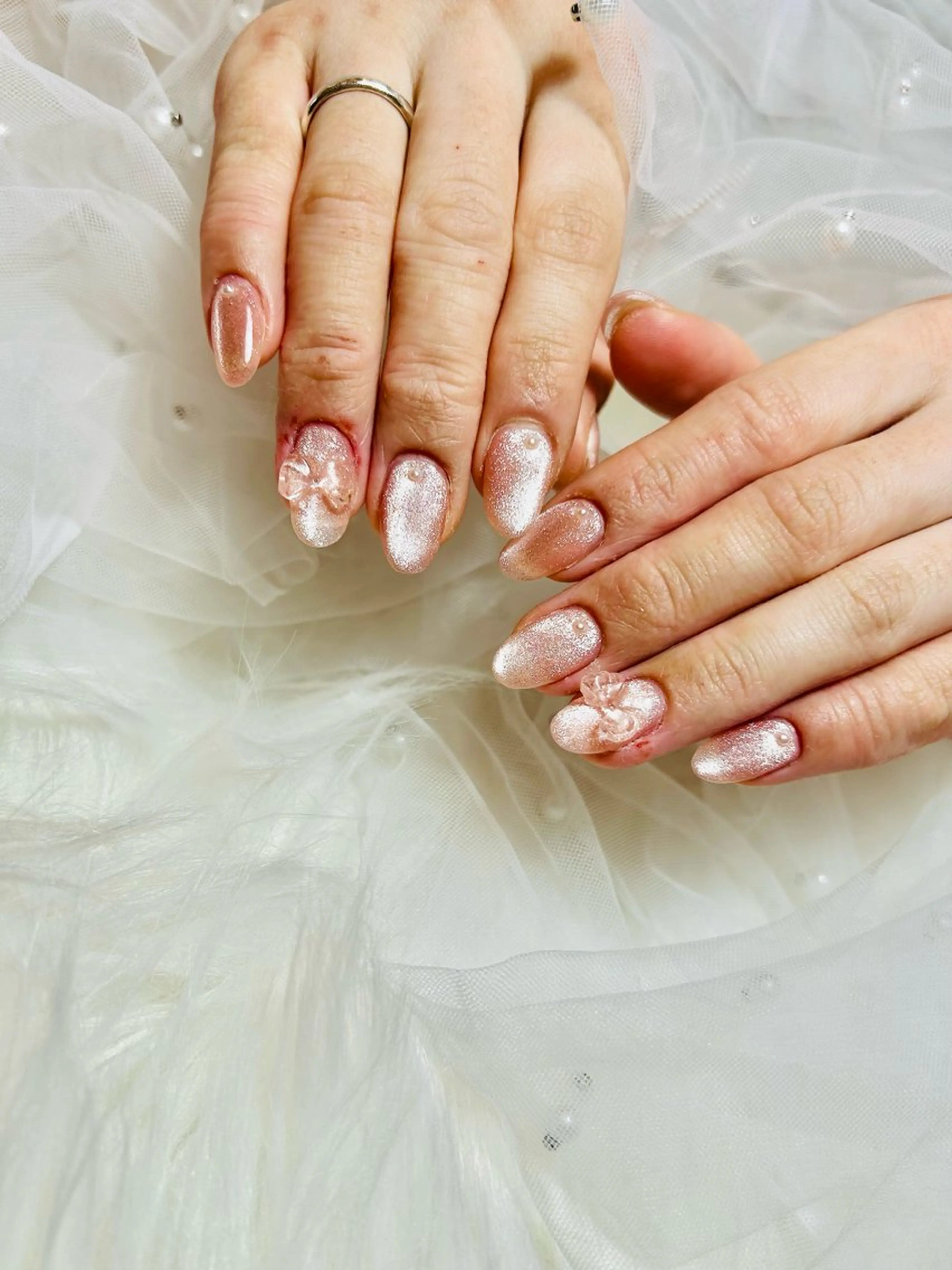 ネイル マグネットネイル ハンドネイル EmaNail天満橋店所属・EmaNail Risaのネイルデザイン